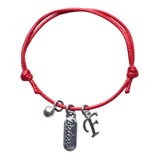 Personalised Christmas Believe Cord Bracelet