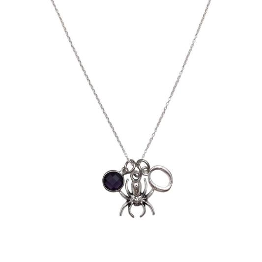 Personalised Spider Necklace