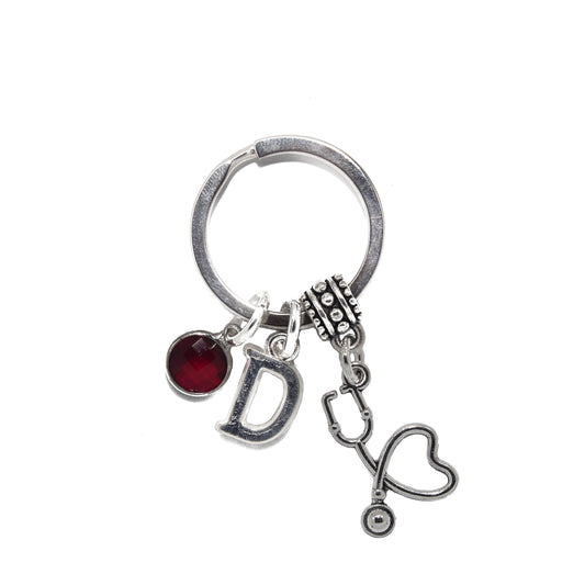 Personalised Stethoscope Keyring
