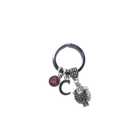 Personalised Sheep Keyring