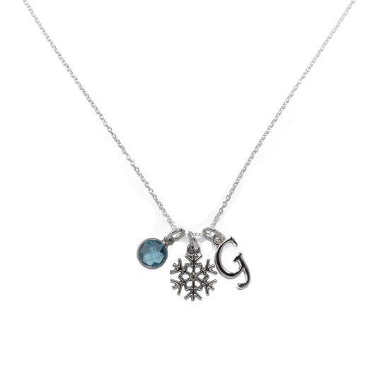 Personalised Snowflake Necklace