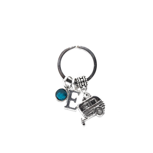 Personalised Caravan Keyring
