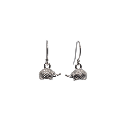 Sterling Silver Hedgehog Earrings