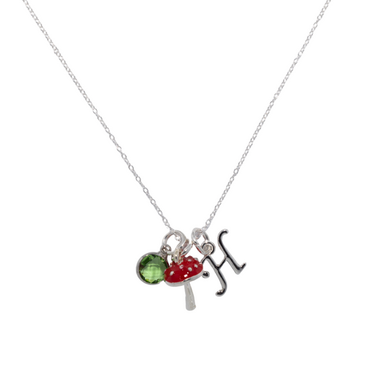Personalised Red Toadstool Necklace