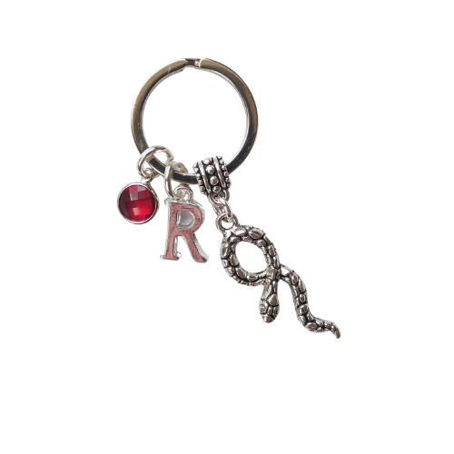 Personalised Snake Keyring