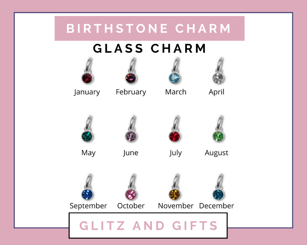 Sterling Silver Personalised Birthstone Necklace