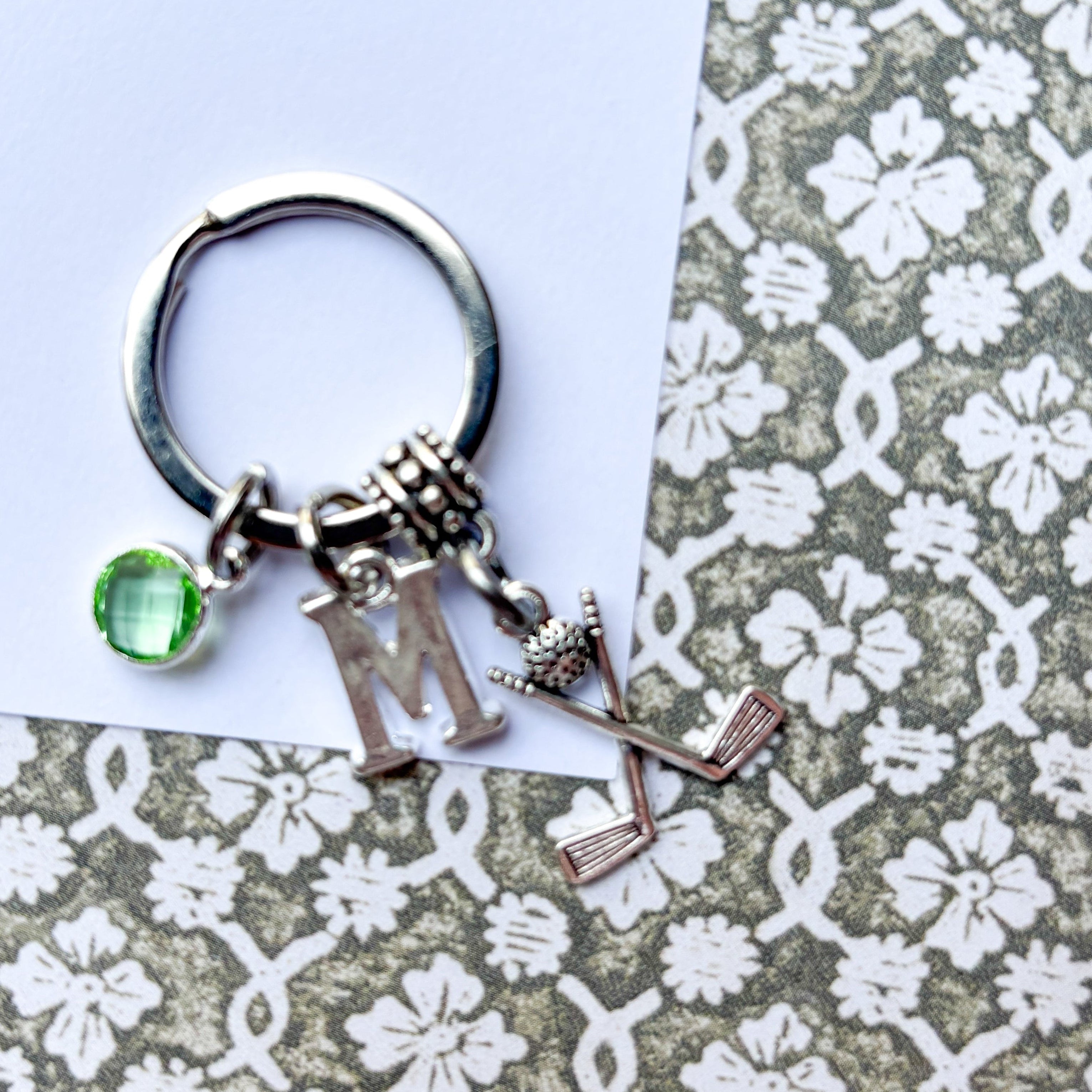 Personalised Golf Keyring
