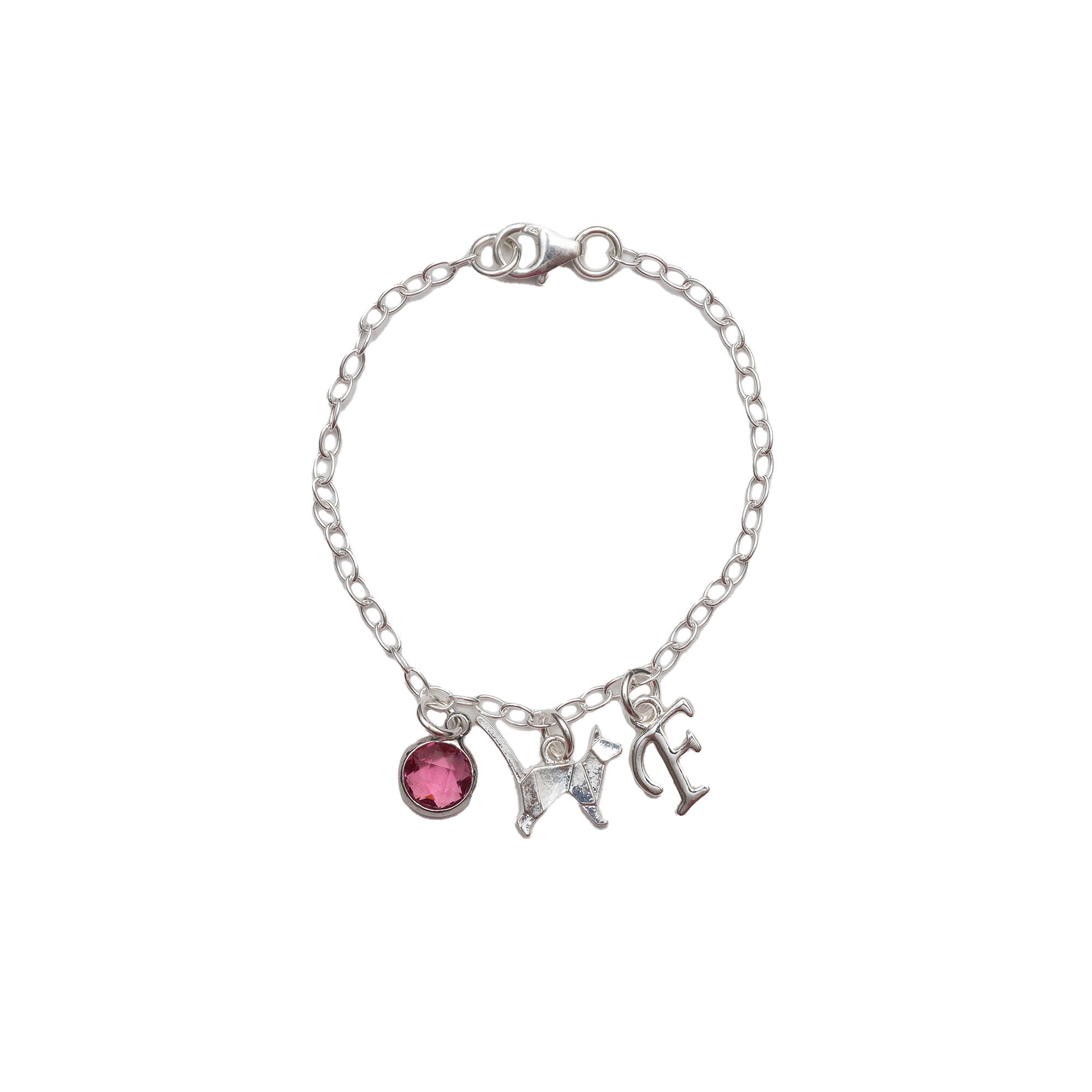 Personalised Origami Cat Bracelet
