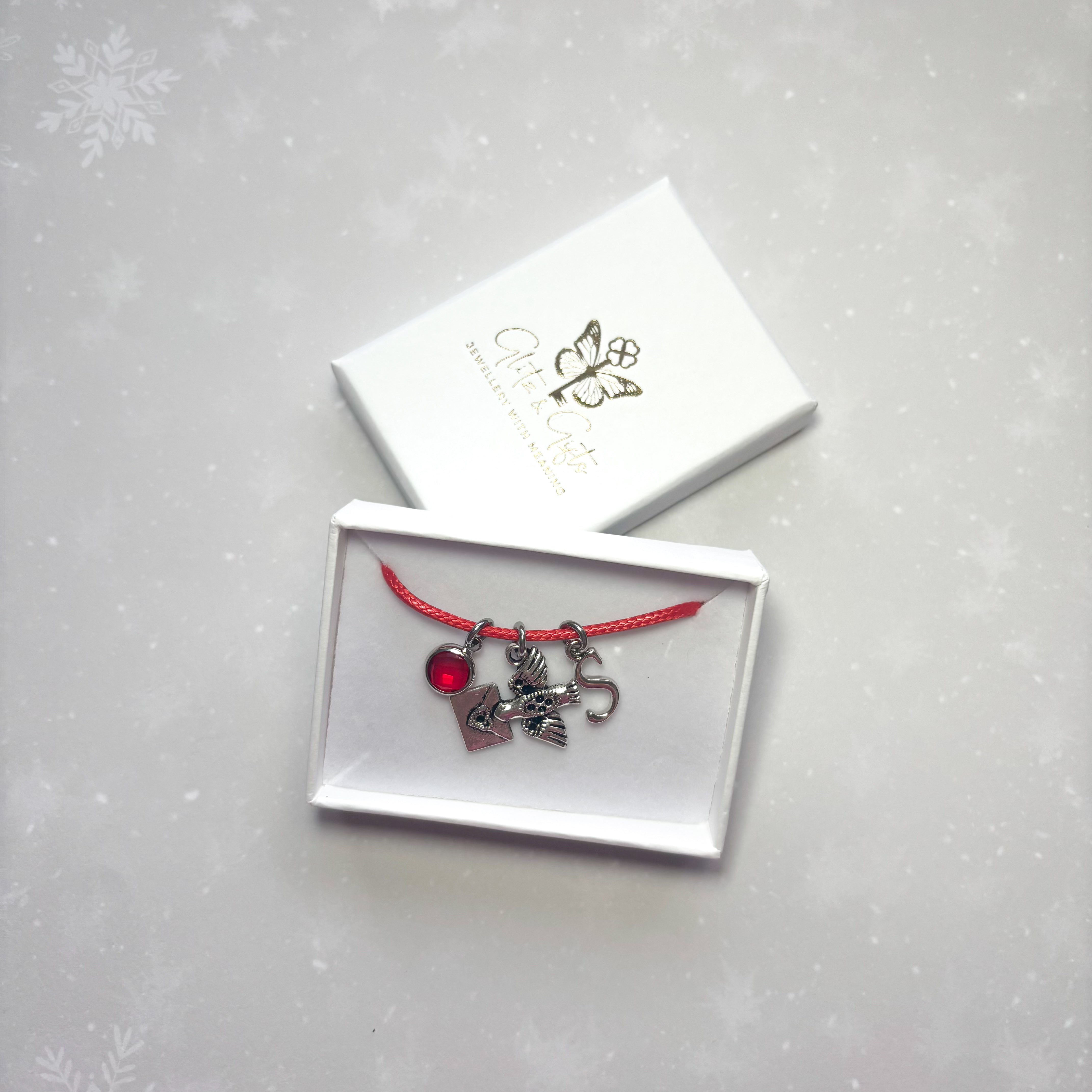 Personalised Homing Pigeon Cord Bracelet