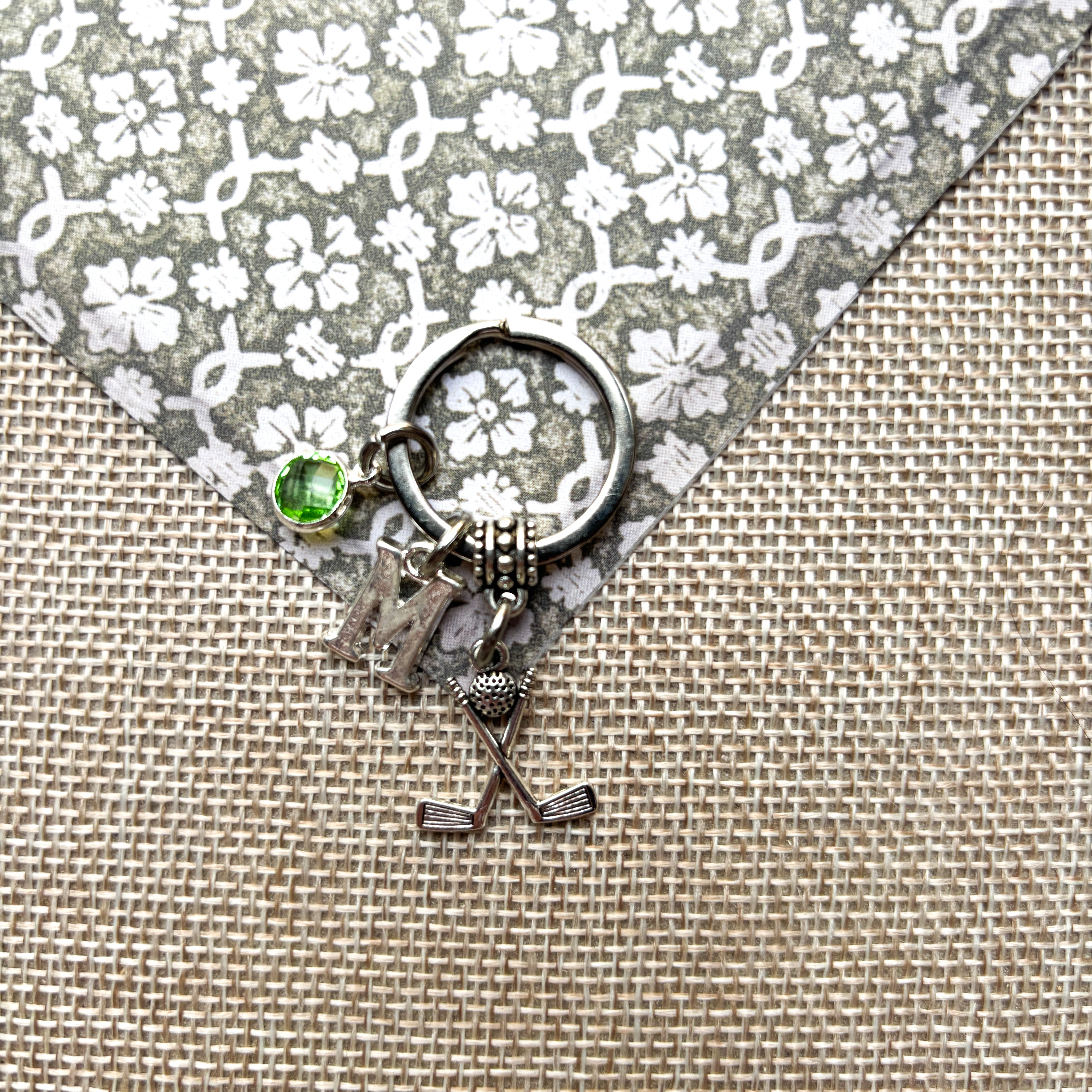 Personalised Golf Keyring