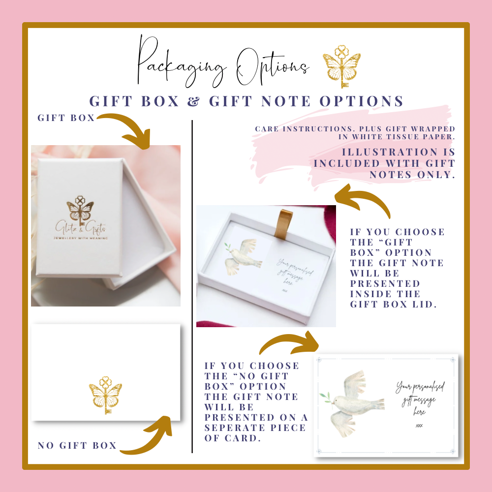 Personalised Dove Cord Bracelet