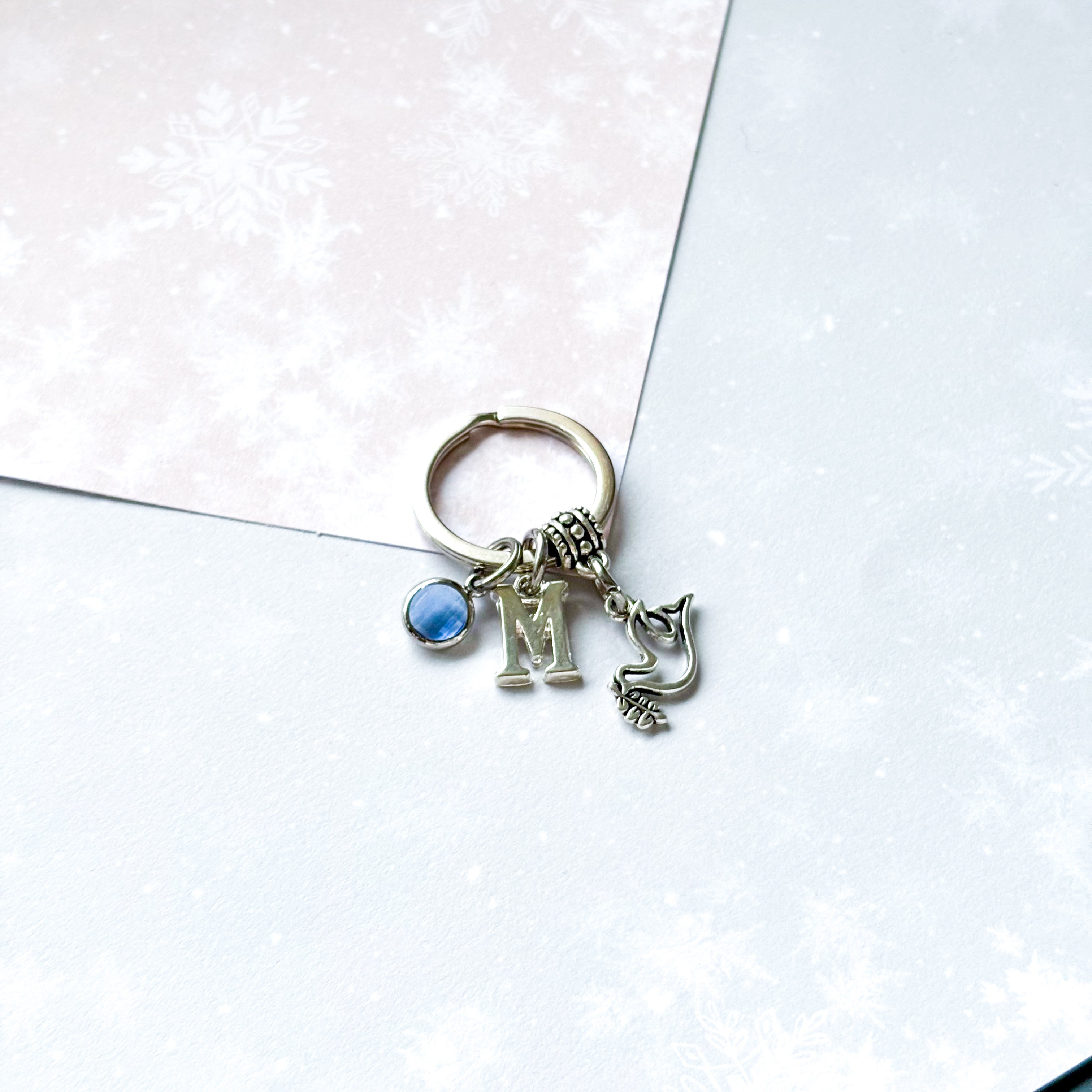 Personalised Dove Keyring