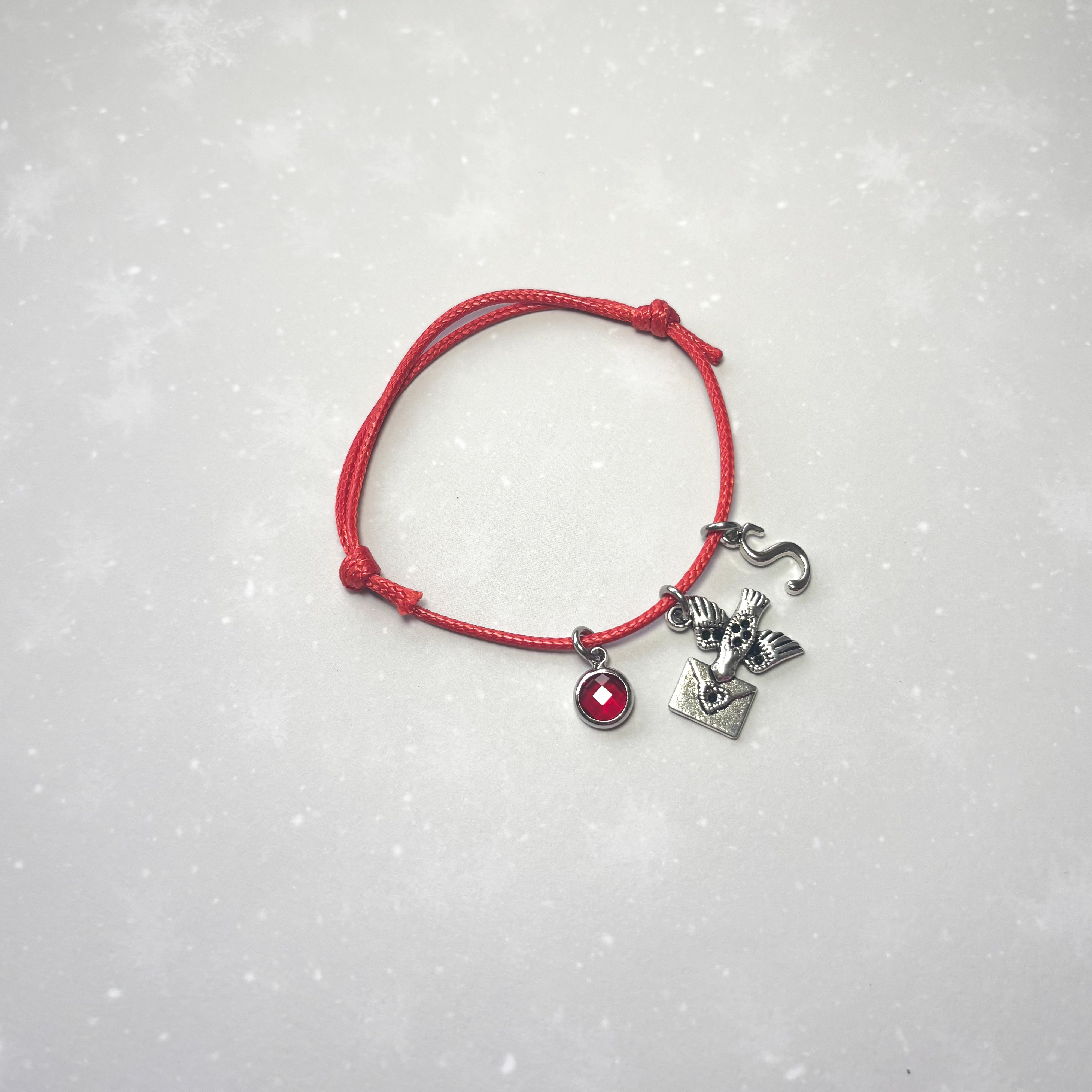 Personalised Homing Pigeon Cord Bracelet