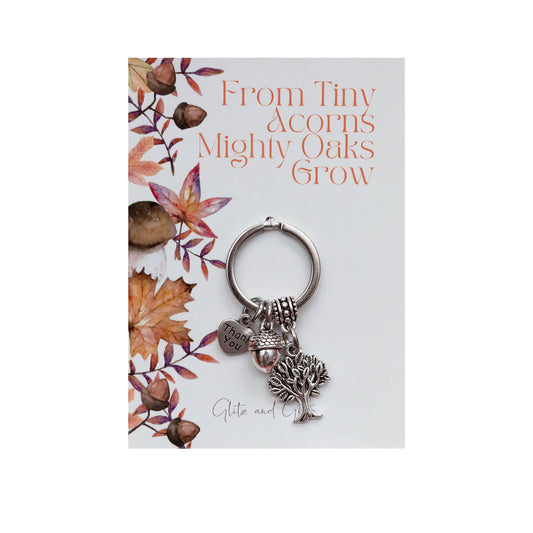 Acorn Teacher Thankyou Gifts Keyring