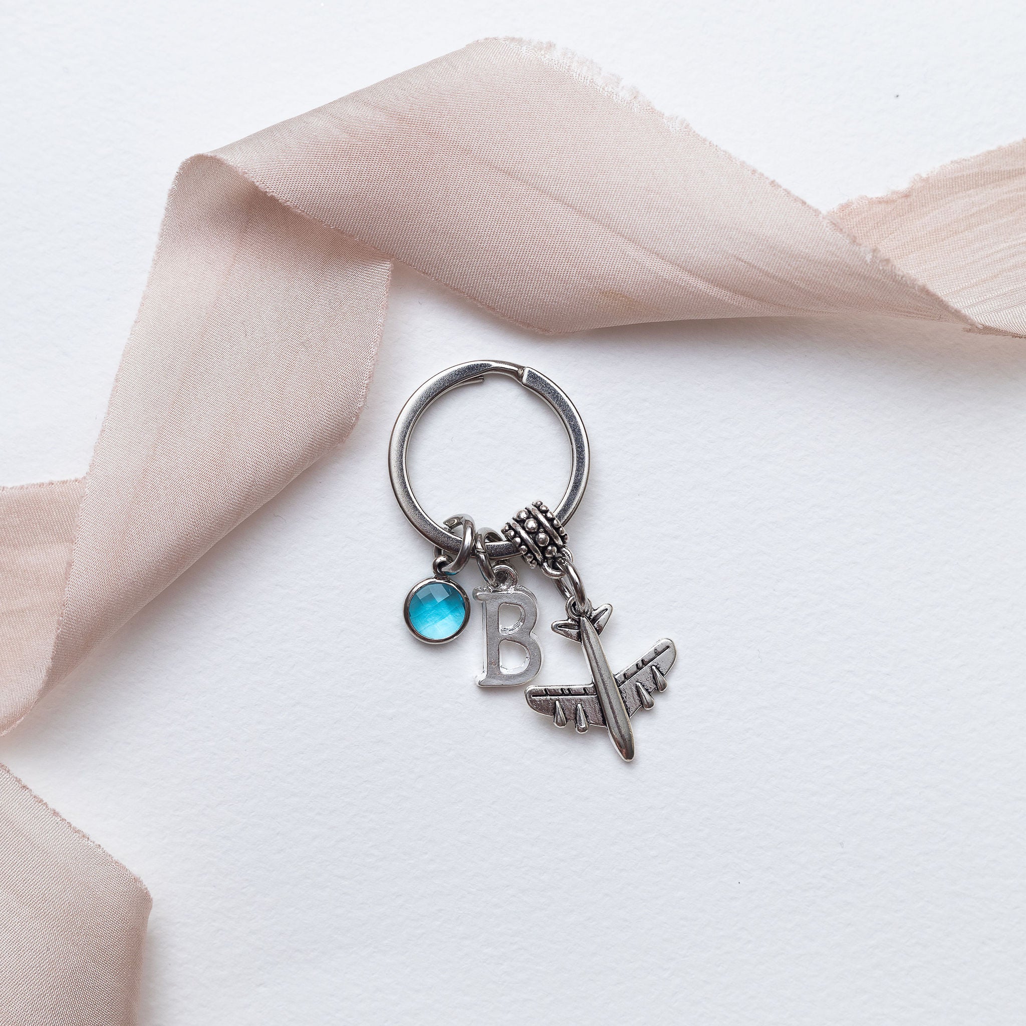 Personalised Aeroplane Keyring