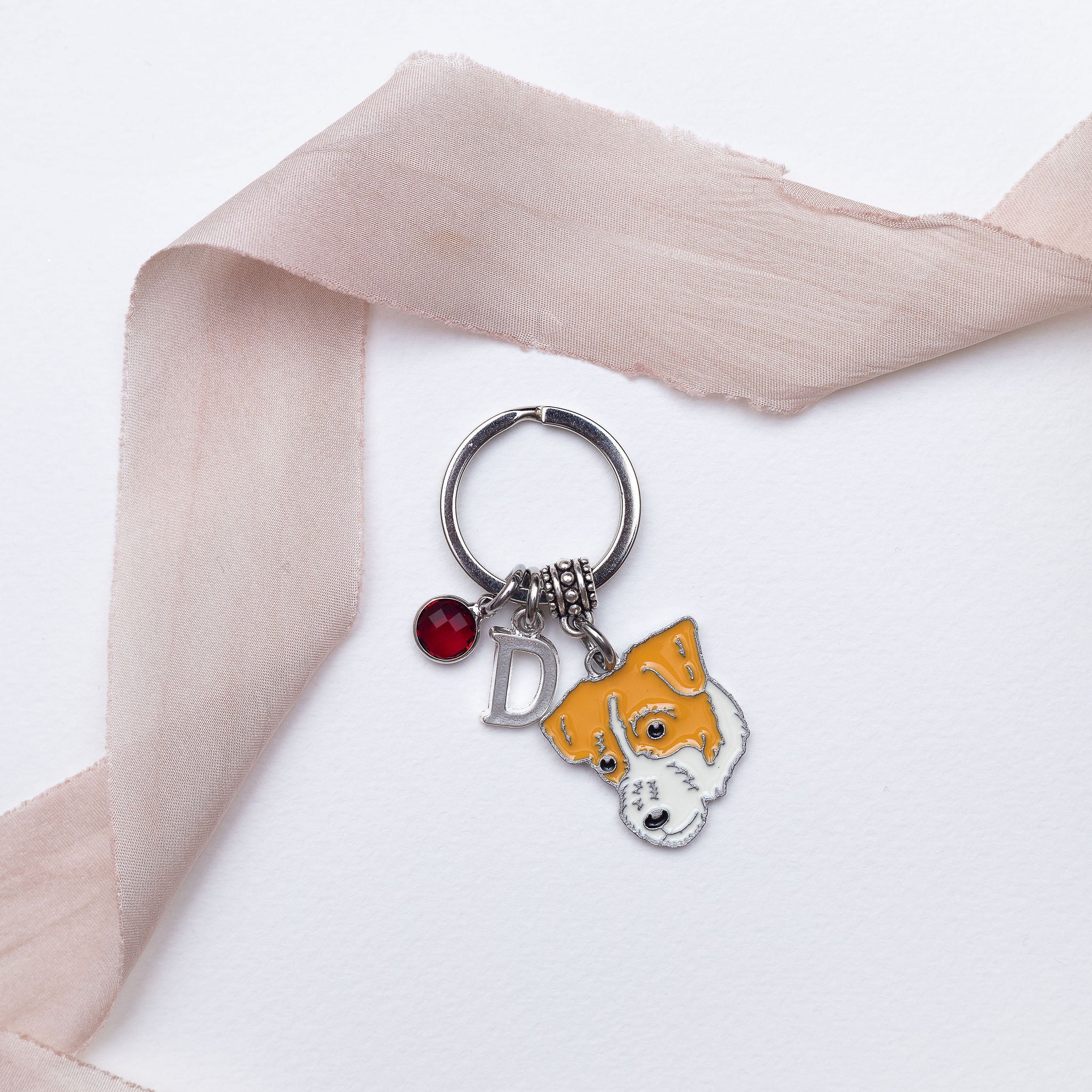 Personalised Jack Russell Keyring