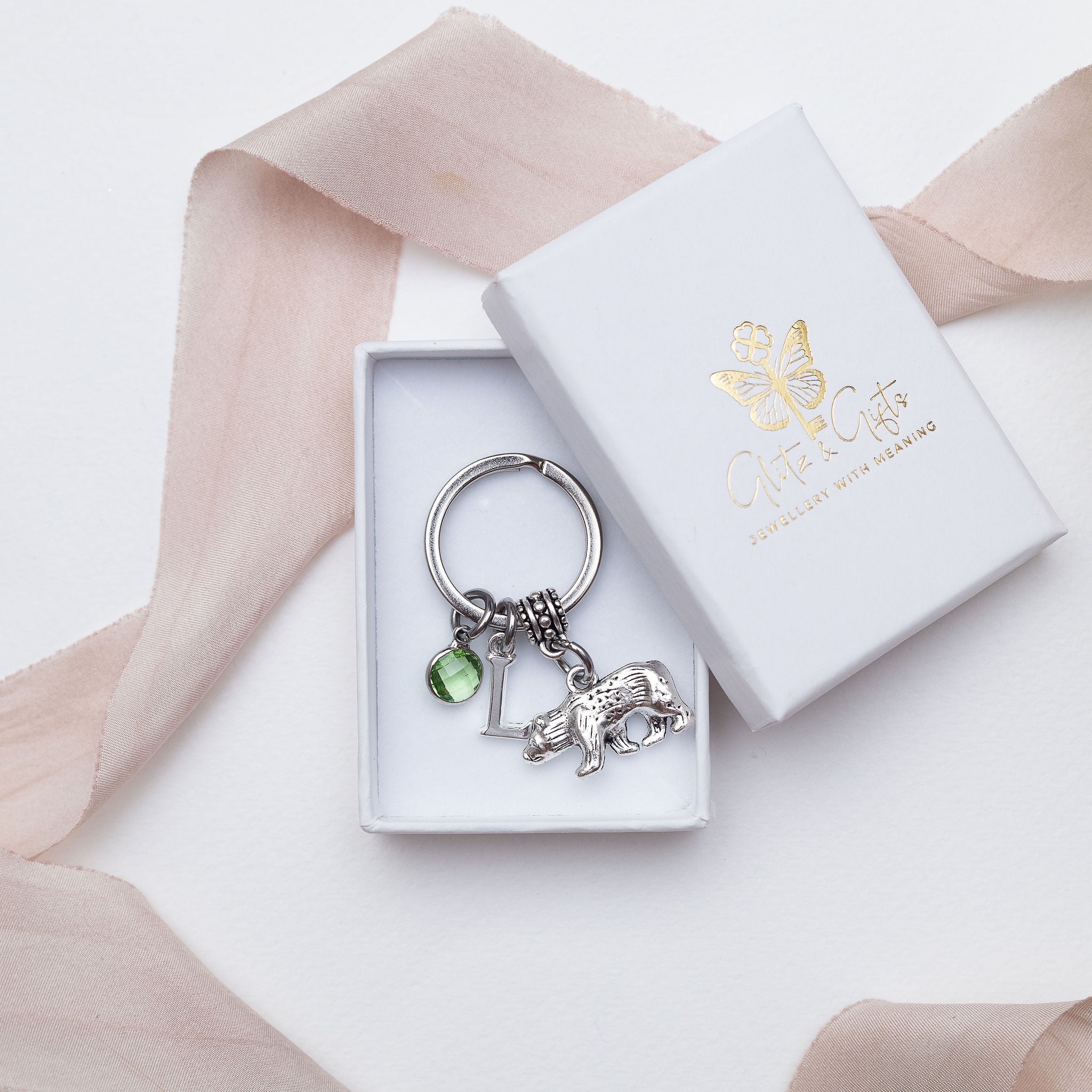 Personalised Bear Keyring