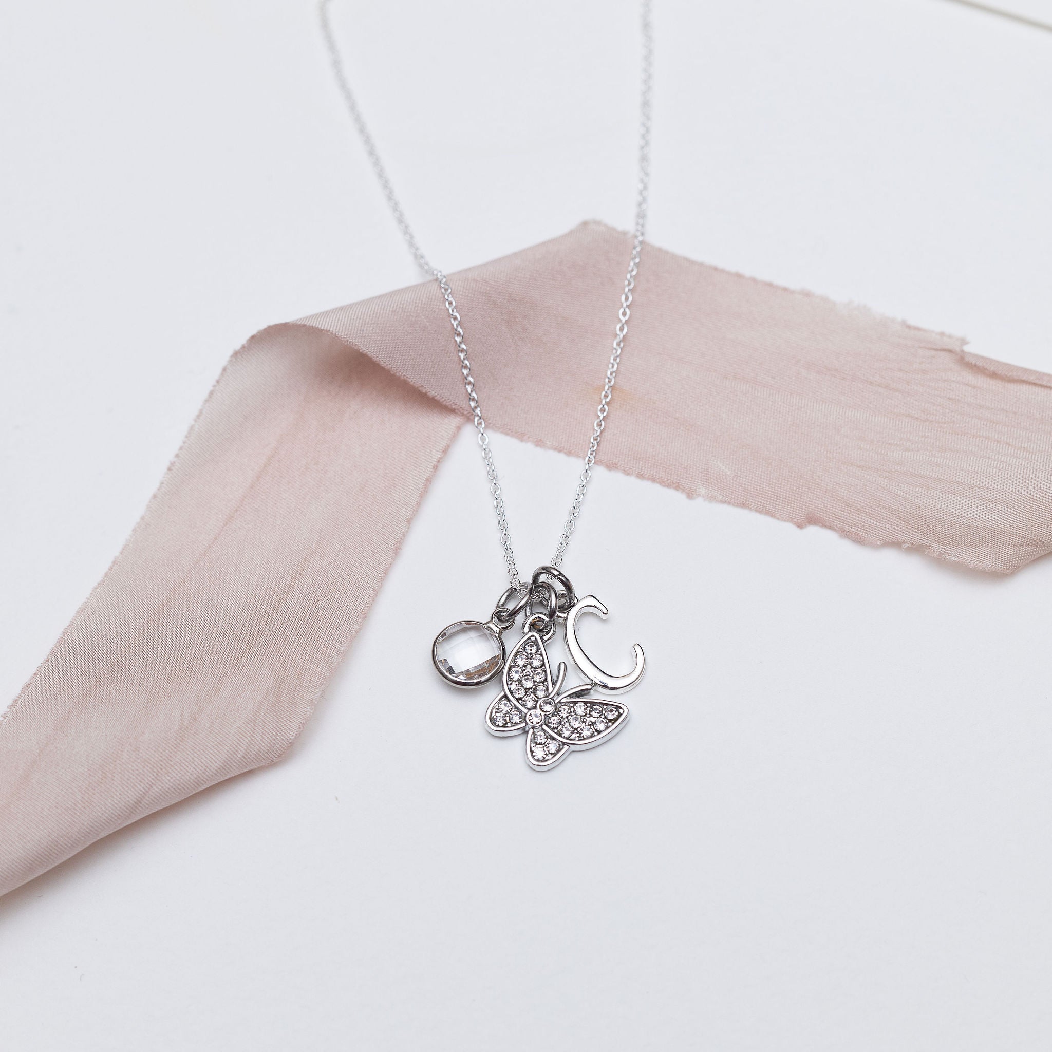 Personalised Butterfly Necklace