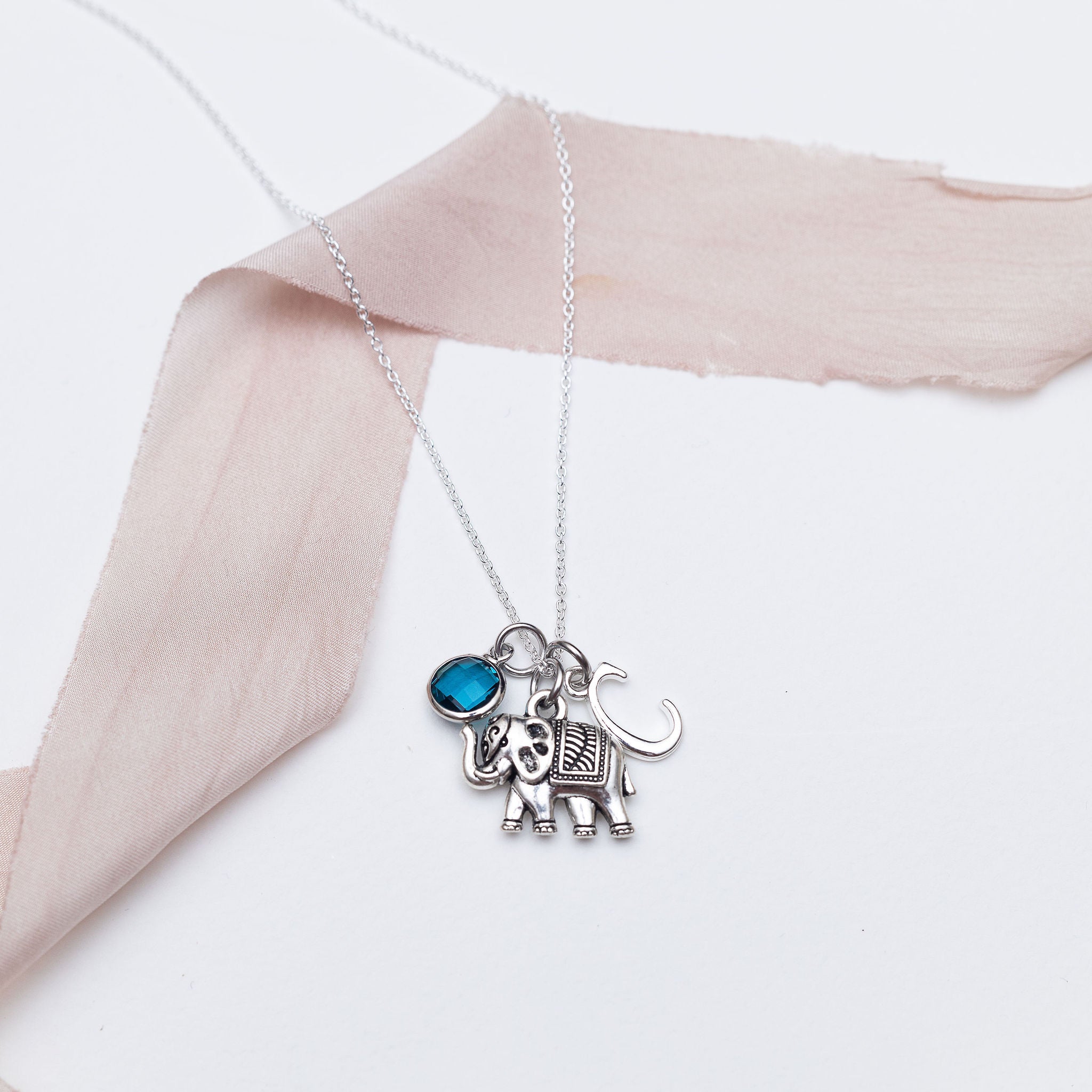 Personalised Elephant Necklace