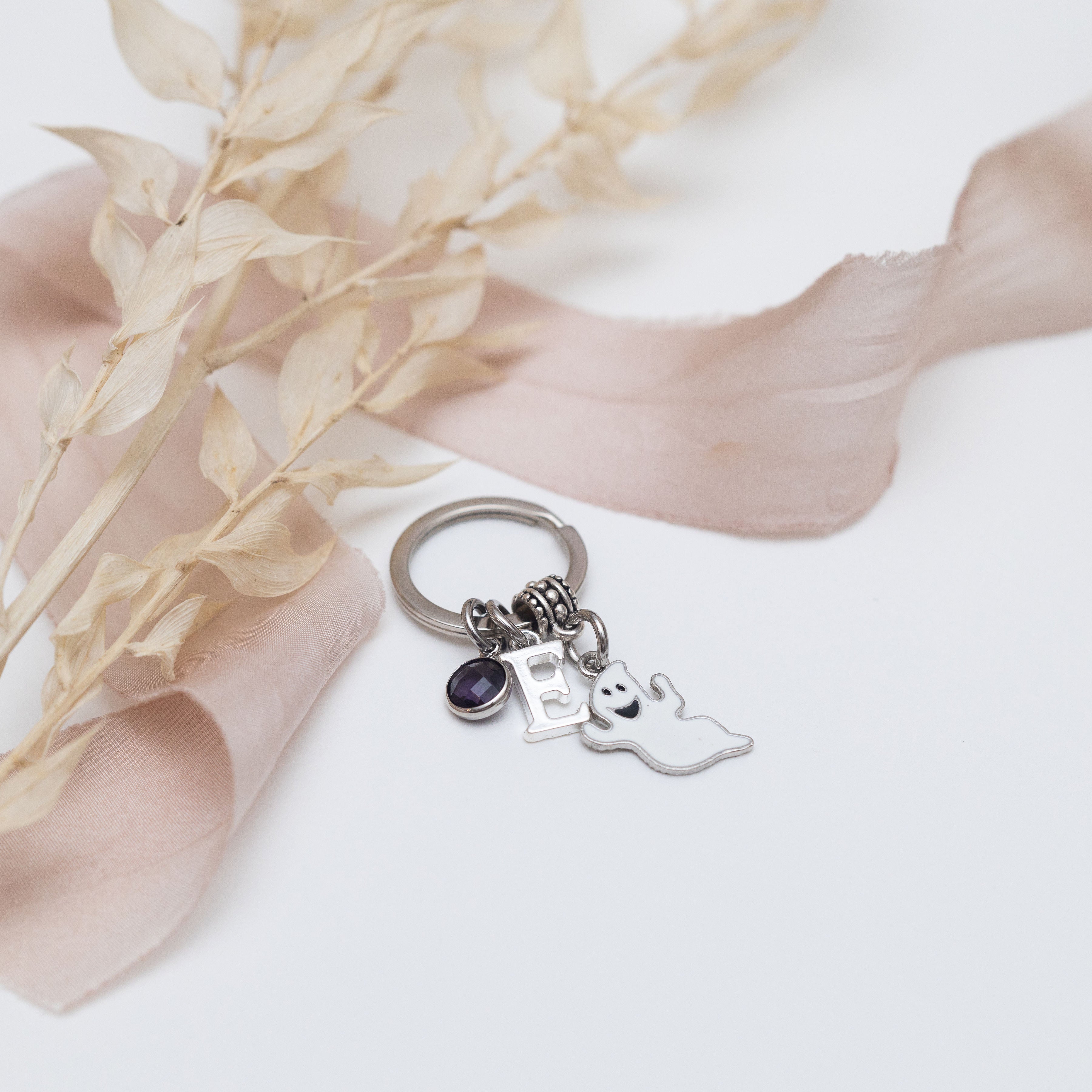 Personalised Ghost Keyring