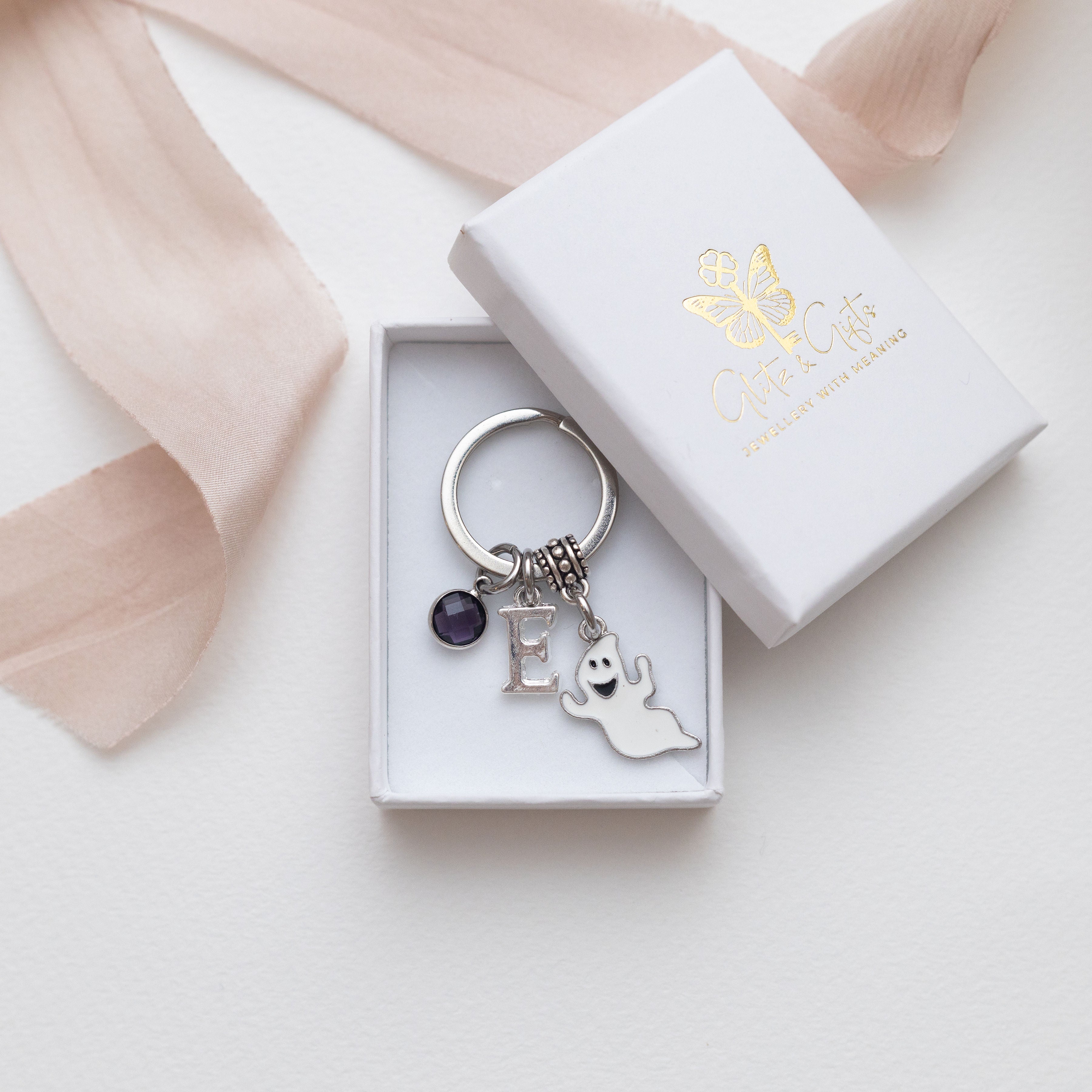 Personalised Ghost Keyring