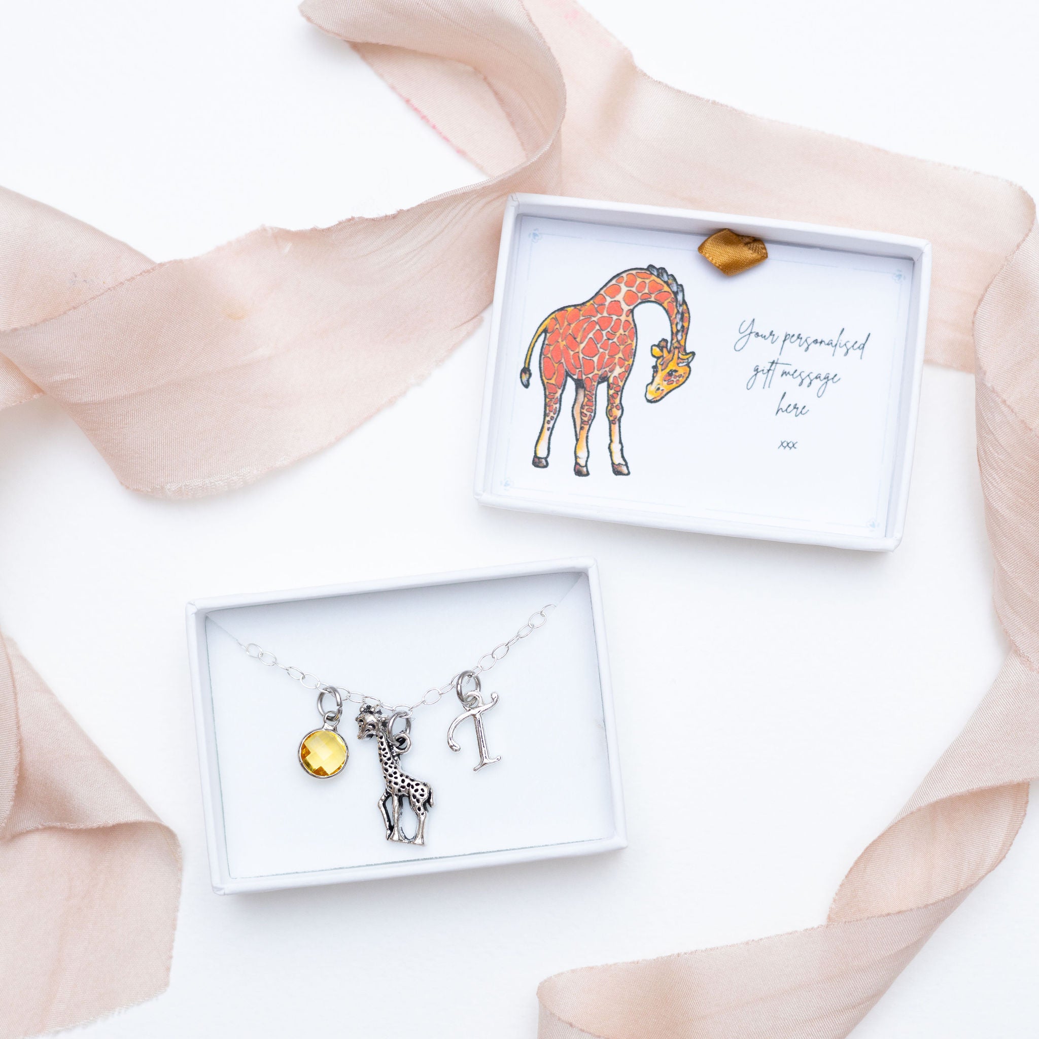 Personalised Giraffe Bracelet