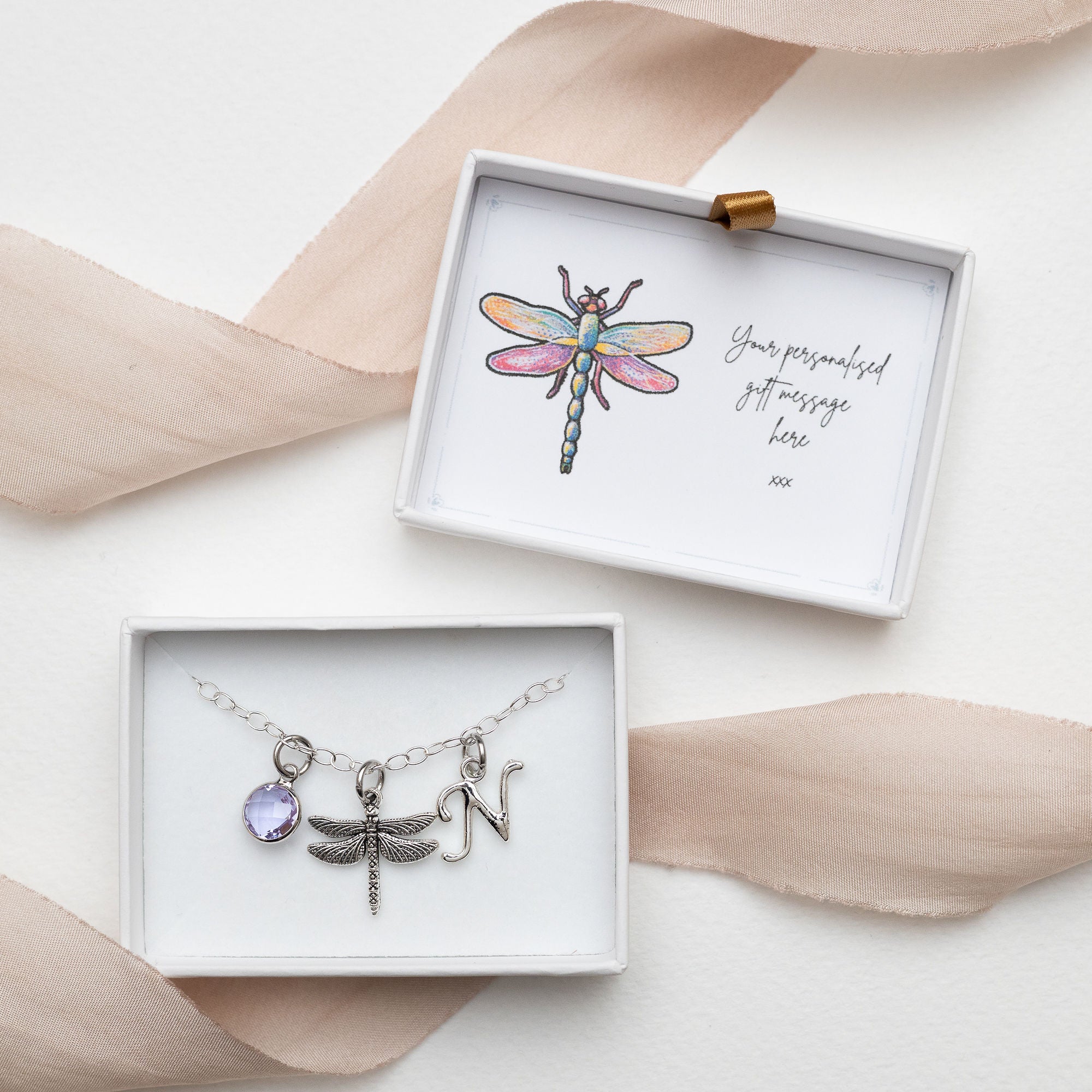 Personalised Dragonfly Bracelet