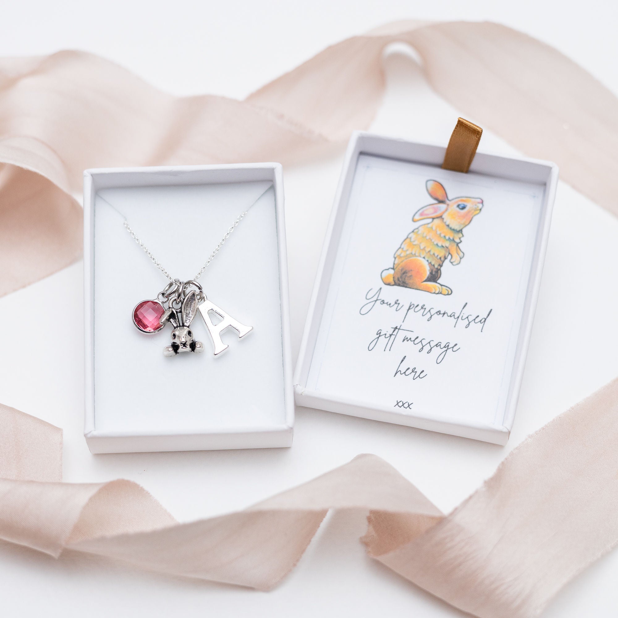Personalised Bunny Rabbit Necklace