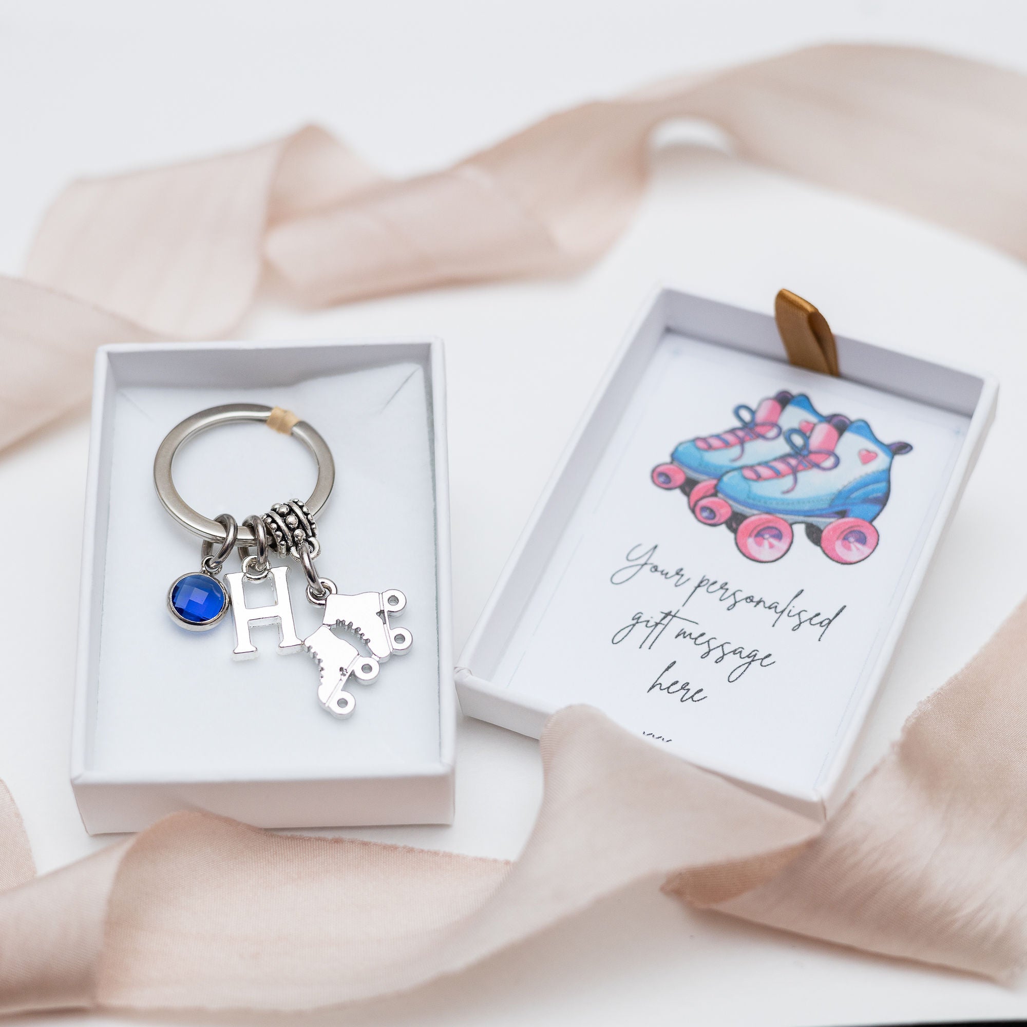 Personalised Roller Skate Keyring