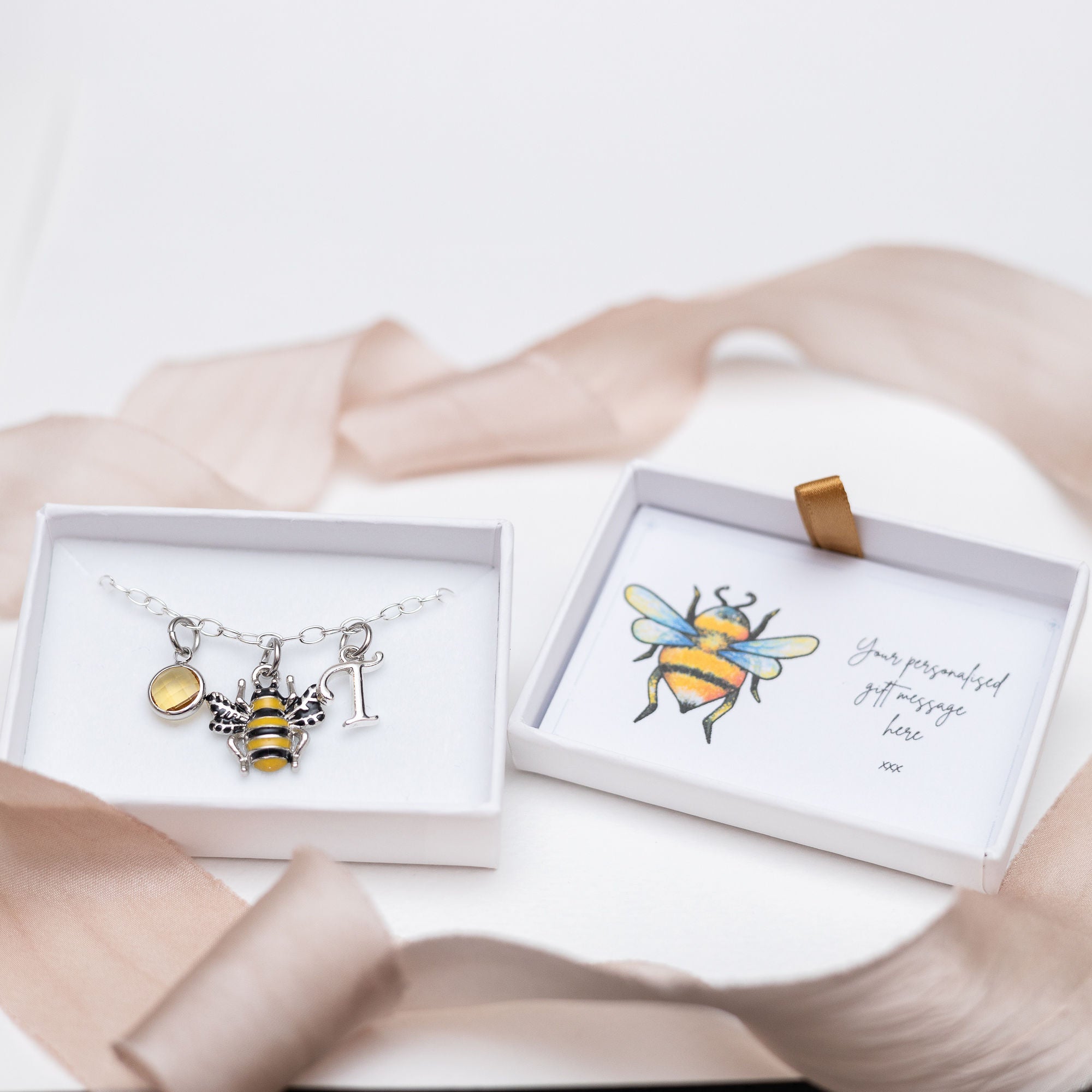 Personalised Bee Bracelet