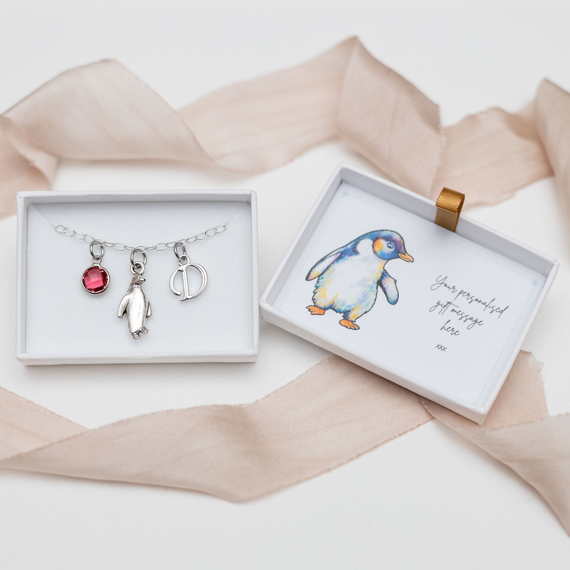 Personalised Peguin Bracelet