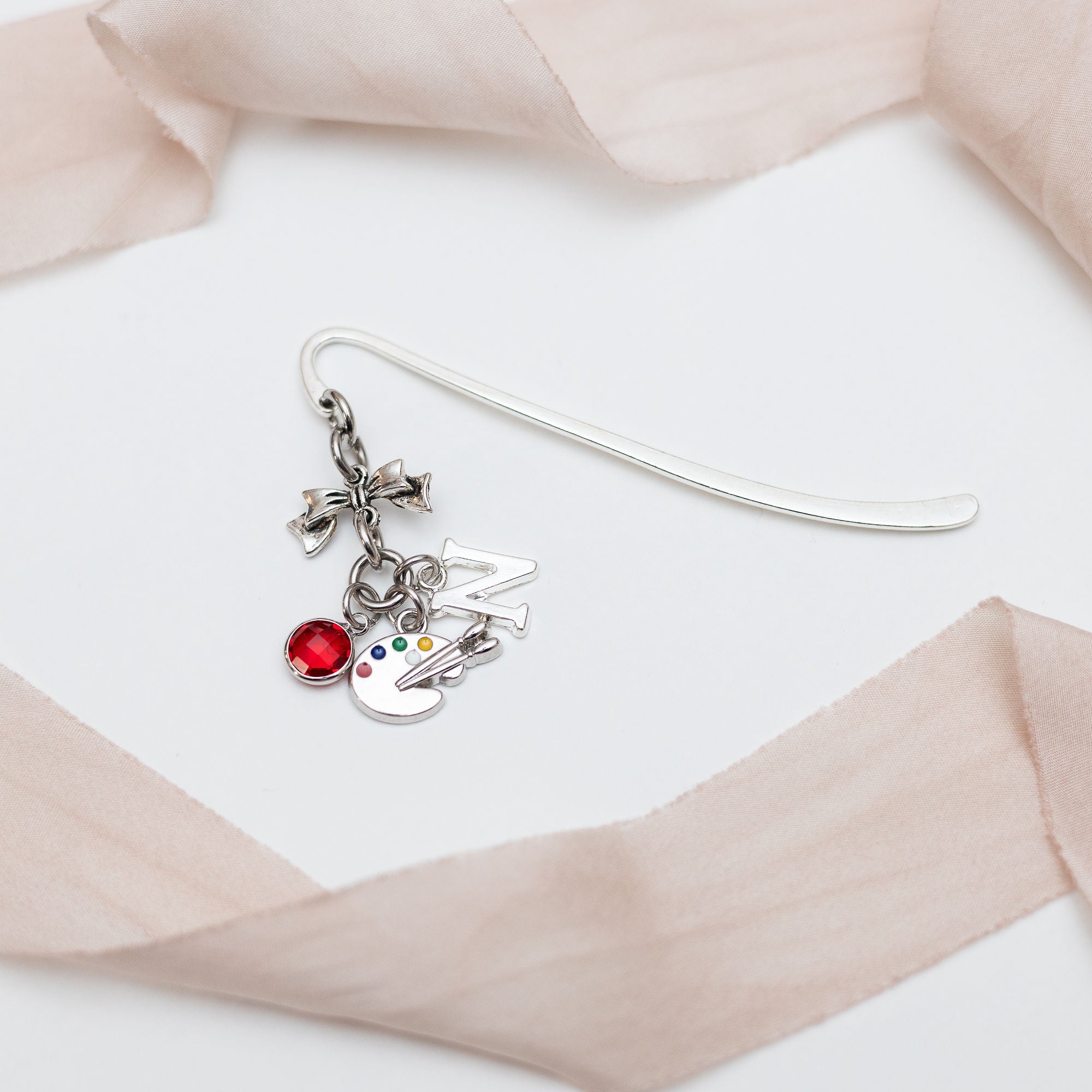 Personalised Paint Palette Artist Bookmark