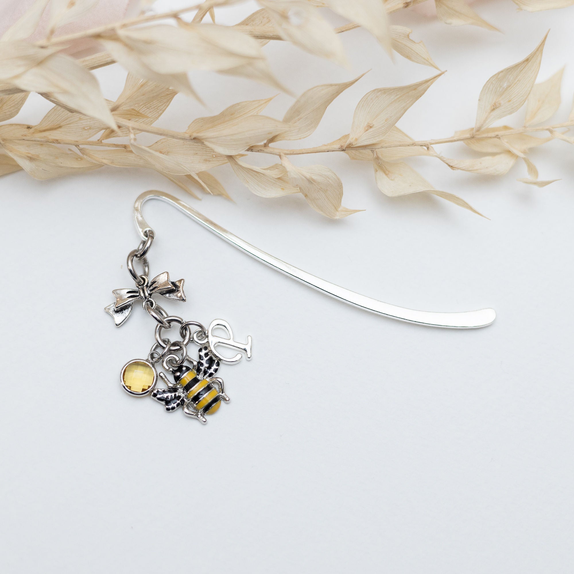 Personalised Bumble Bee Bookmark