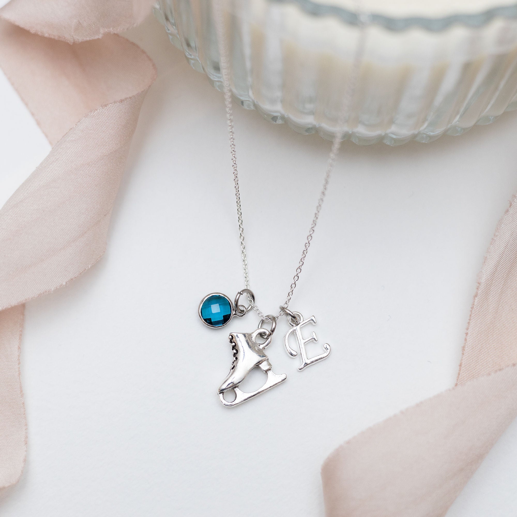 Personalised Ice Skate Necklace