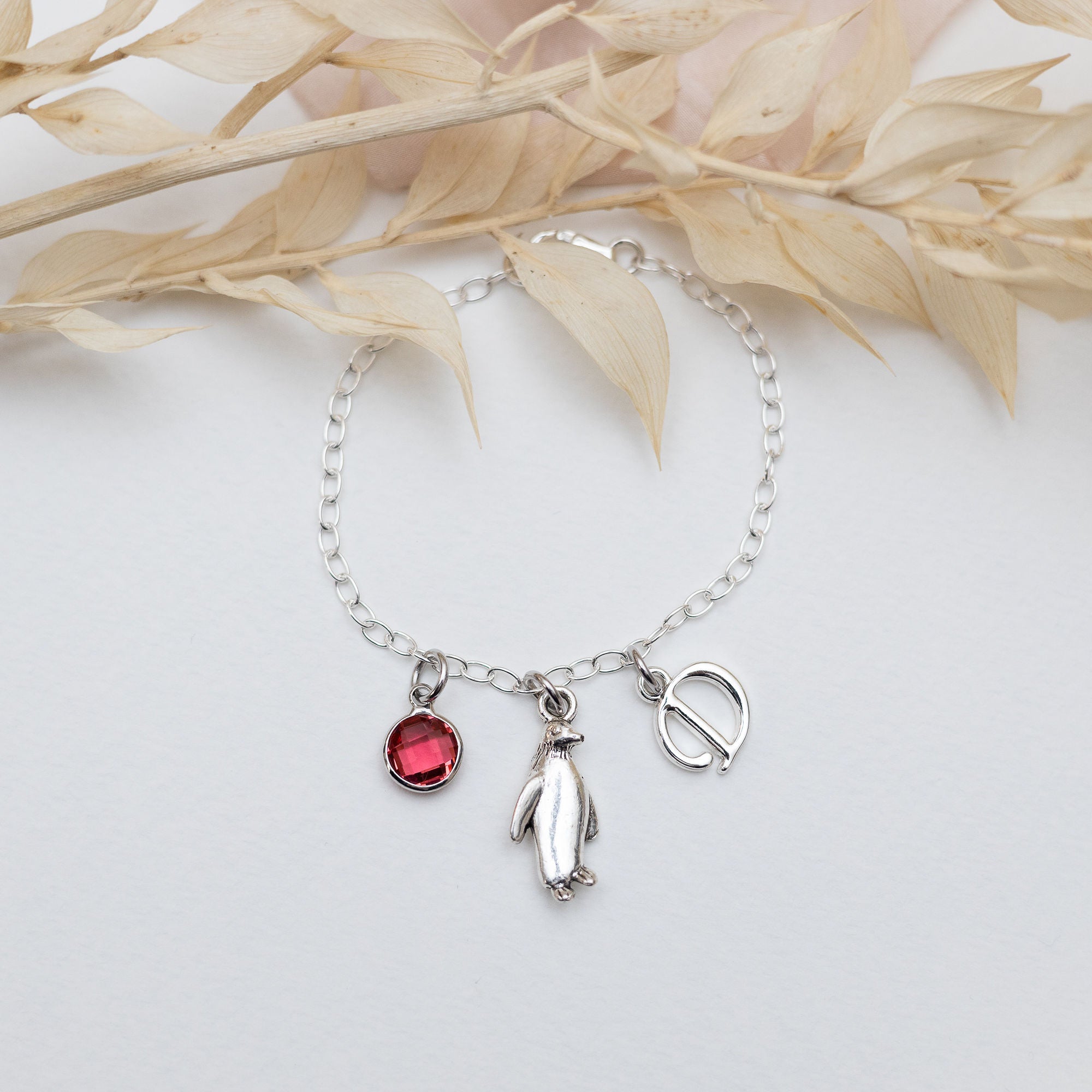 Personalised Peguin Bracelet