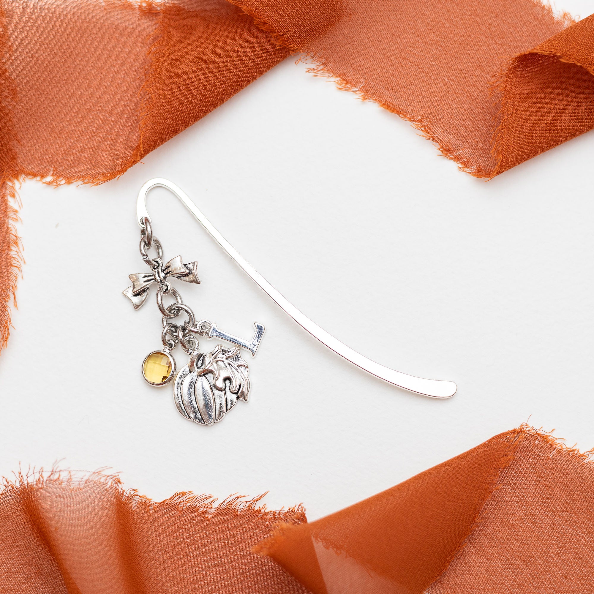 Personalised Pumpkin Bookmark