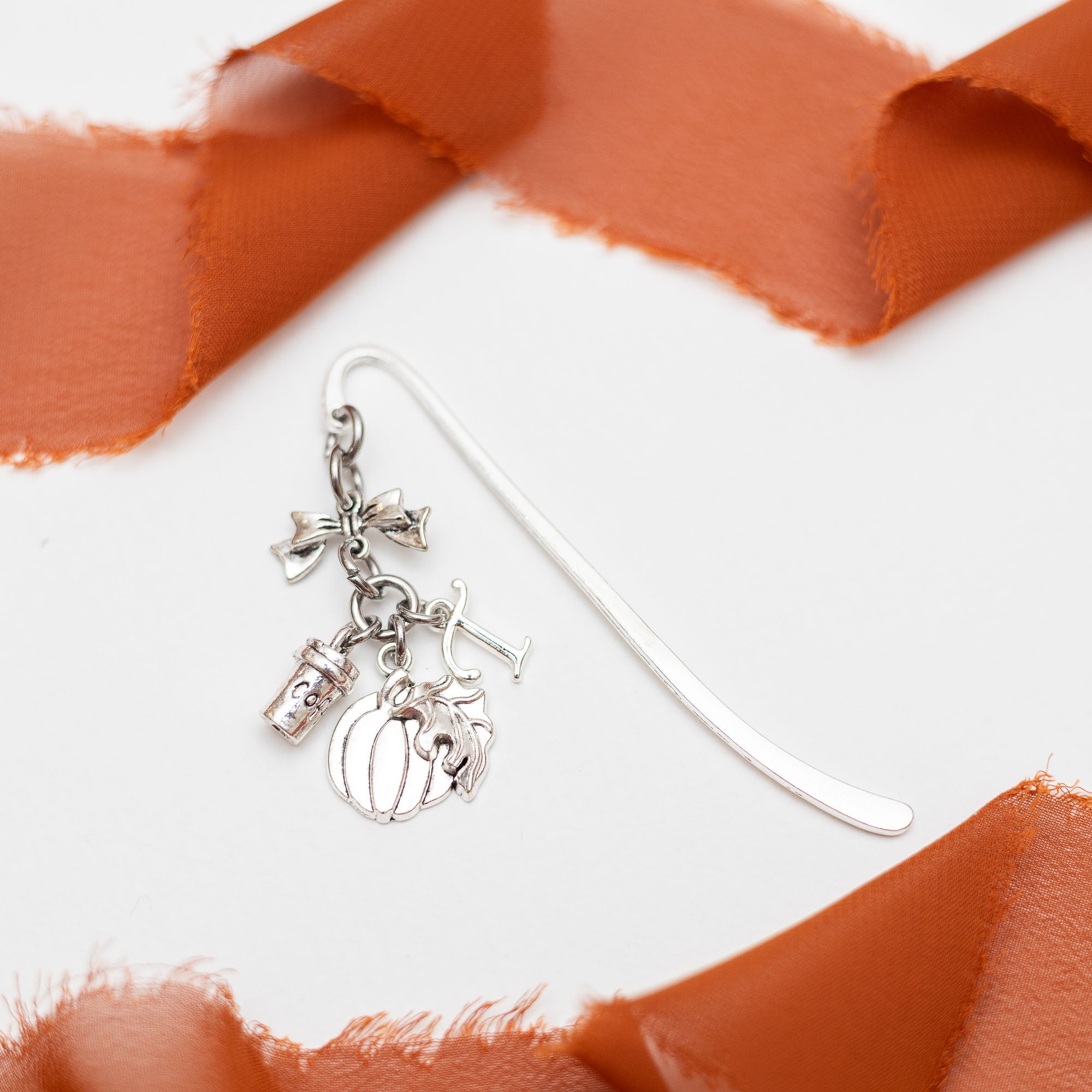 Personalised Pumpkin Spice Coffee Bookmark