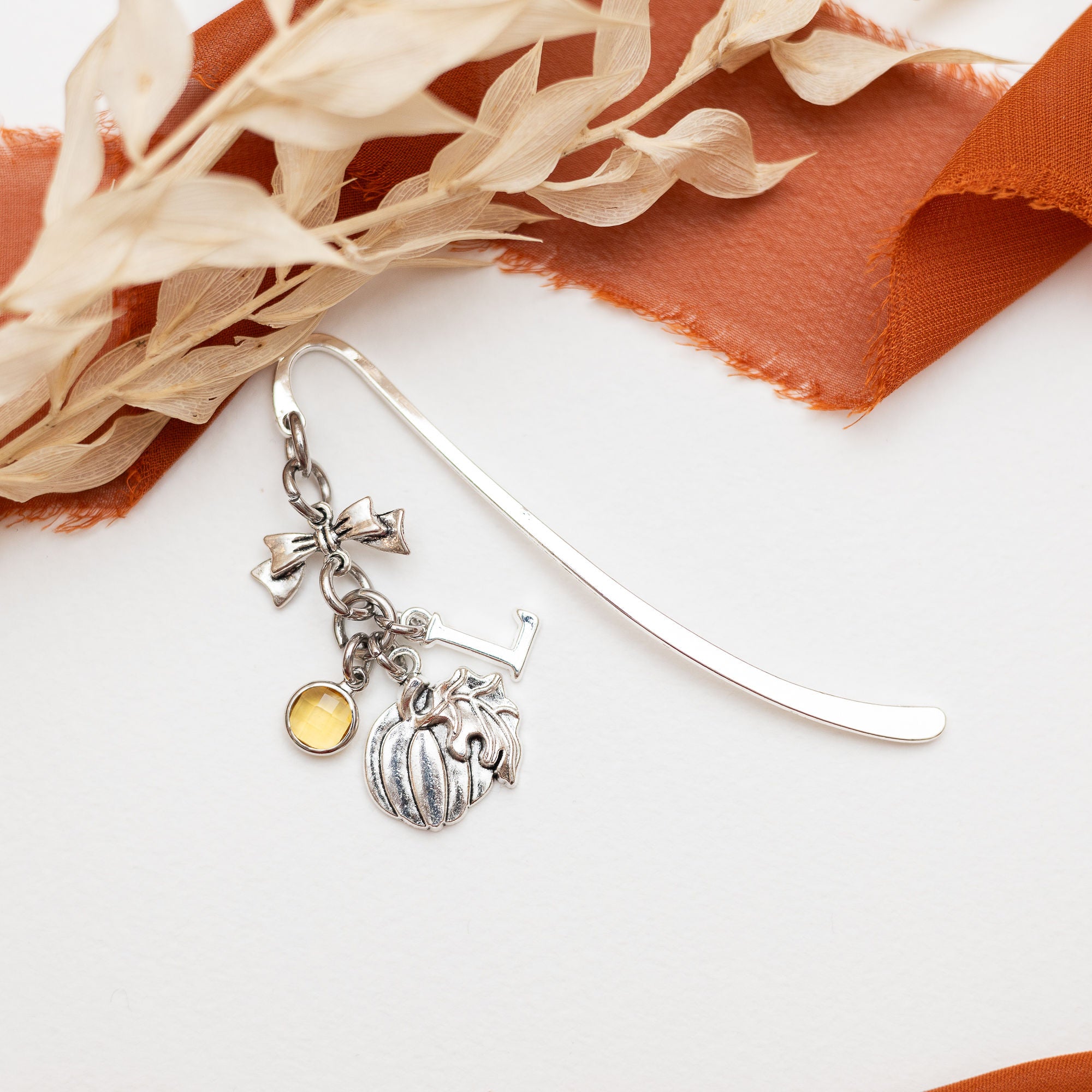 Personalised Pumpkin Bookmark