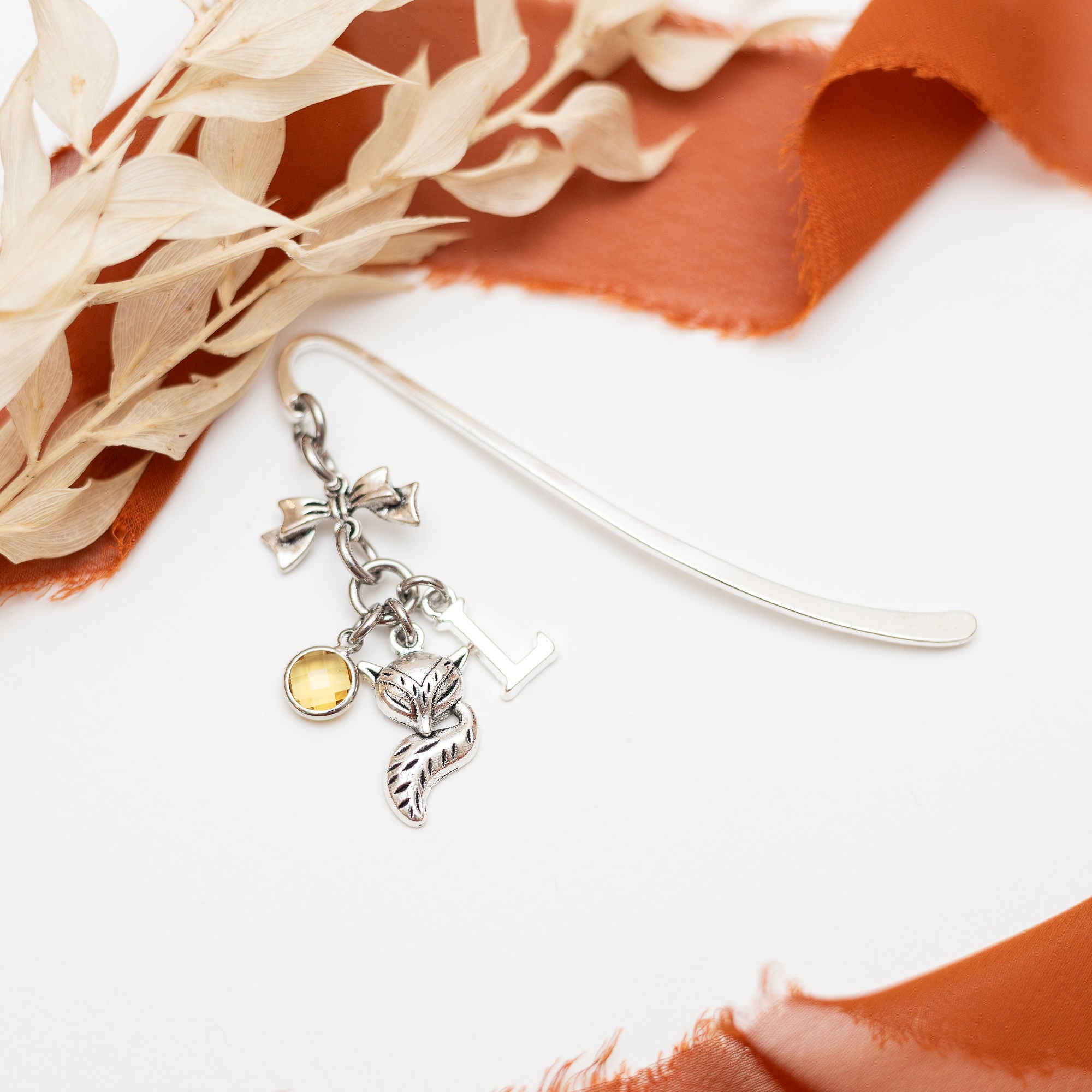 Personalised Fox Bookmark