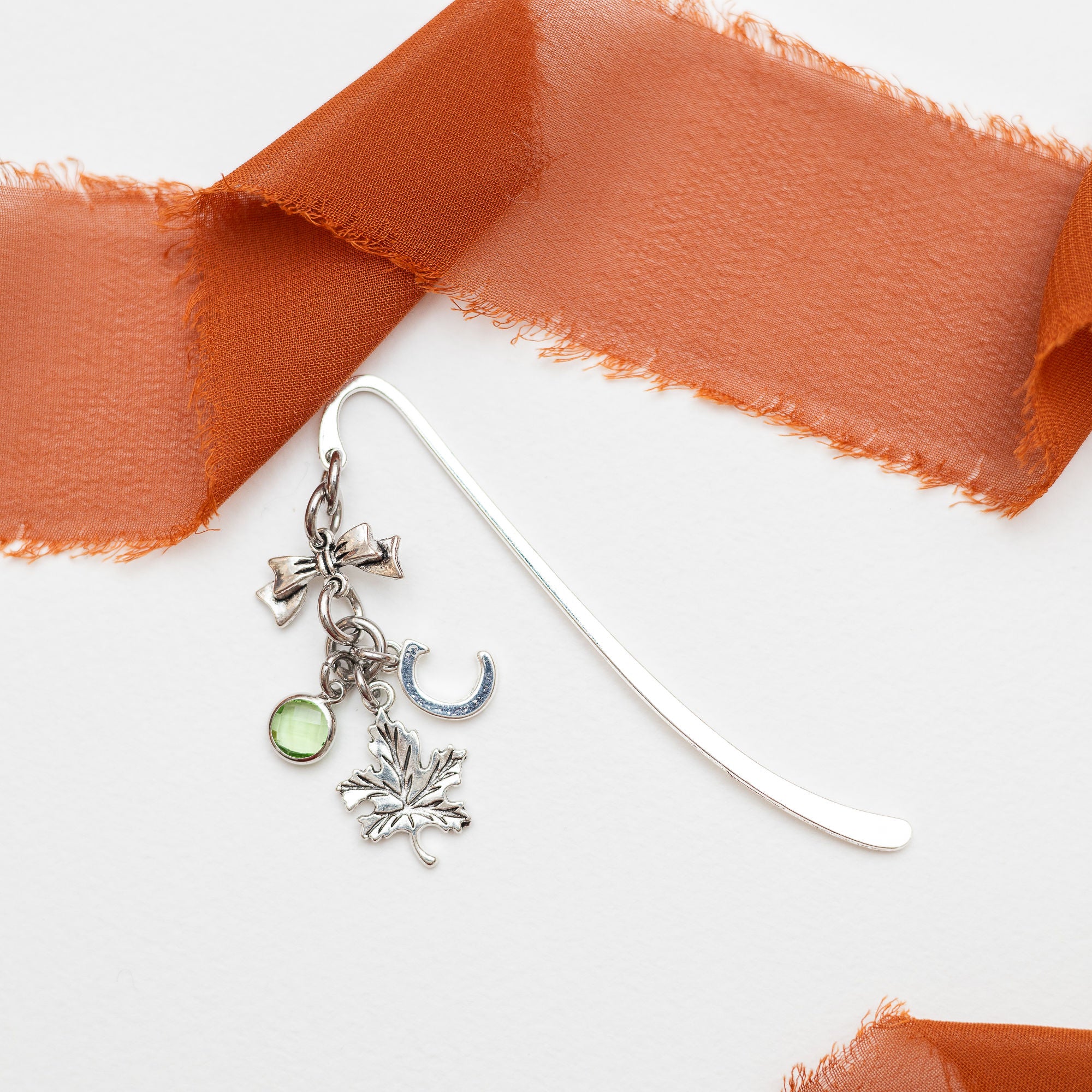 Personalised Maple Leaf Bookmark