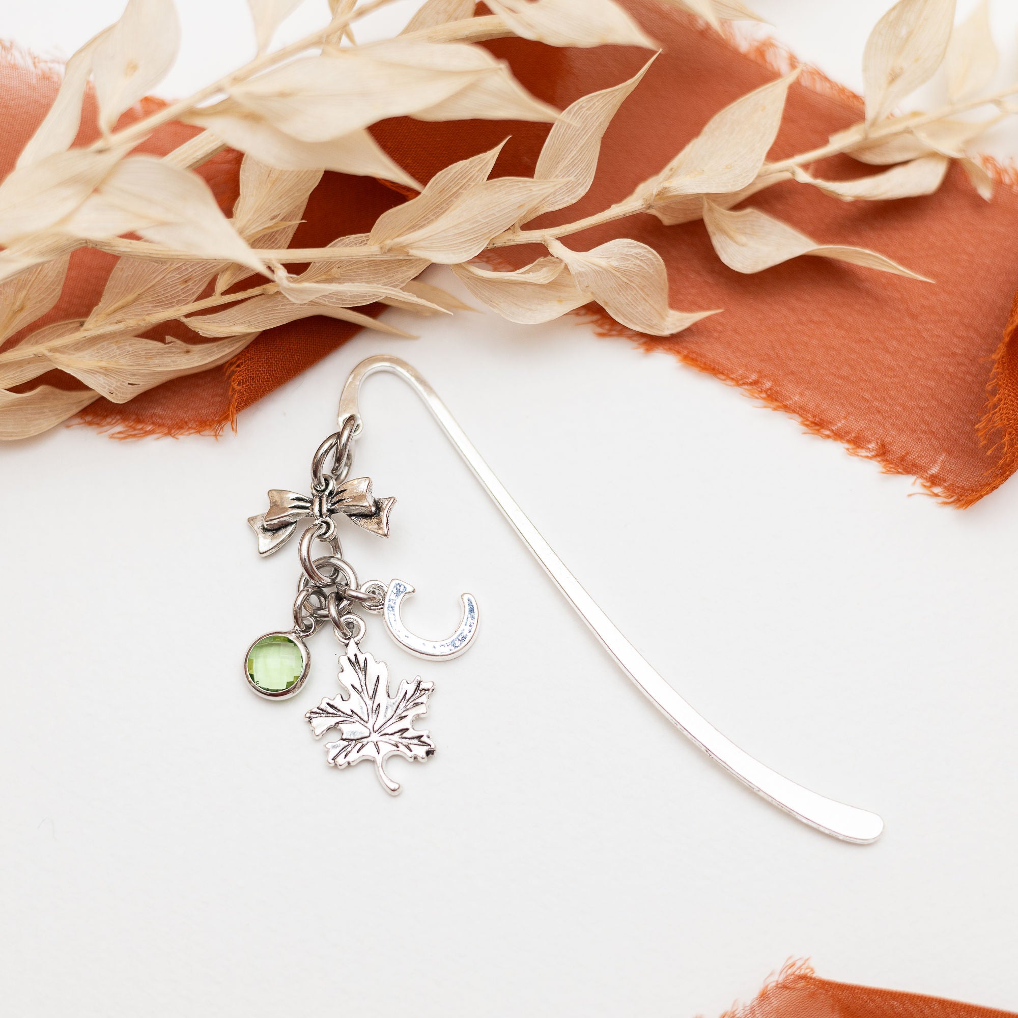 Personalised Maple Leaf Bookmark