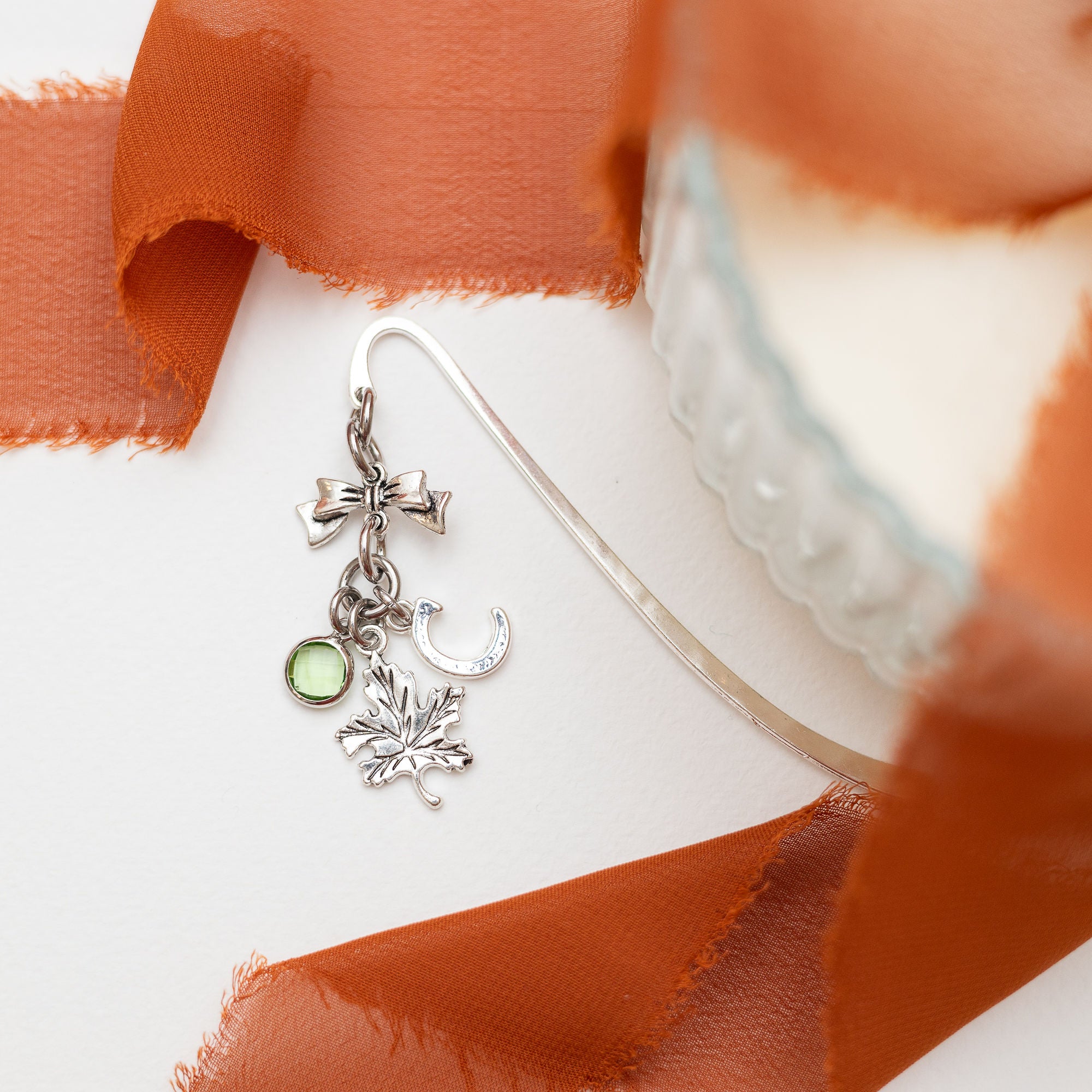 Personalised Maple Leaf Bookmark