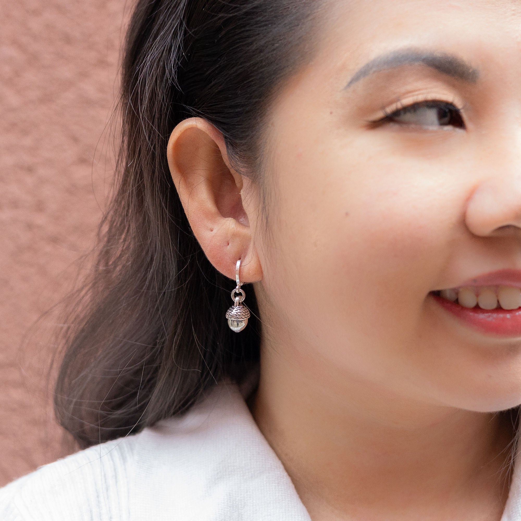 Acorn Charm Earrings