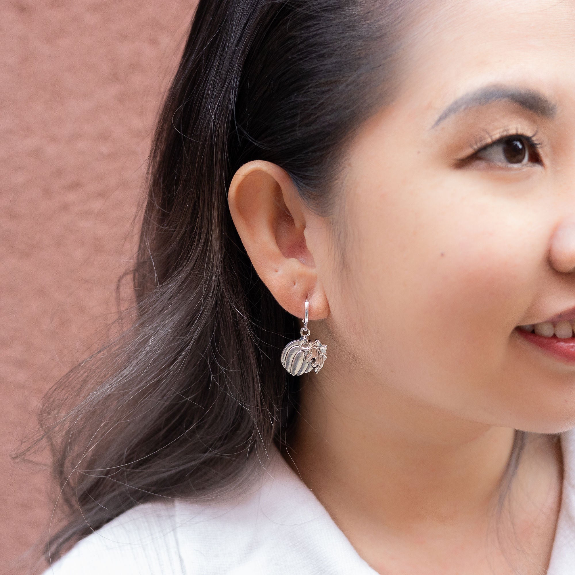 Pumpkin Charm Earrings