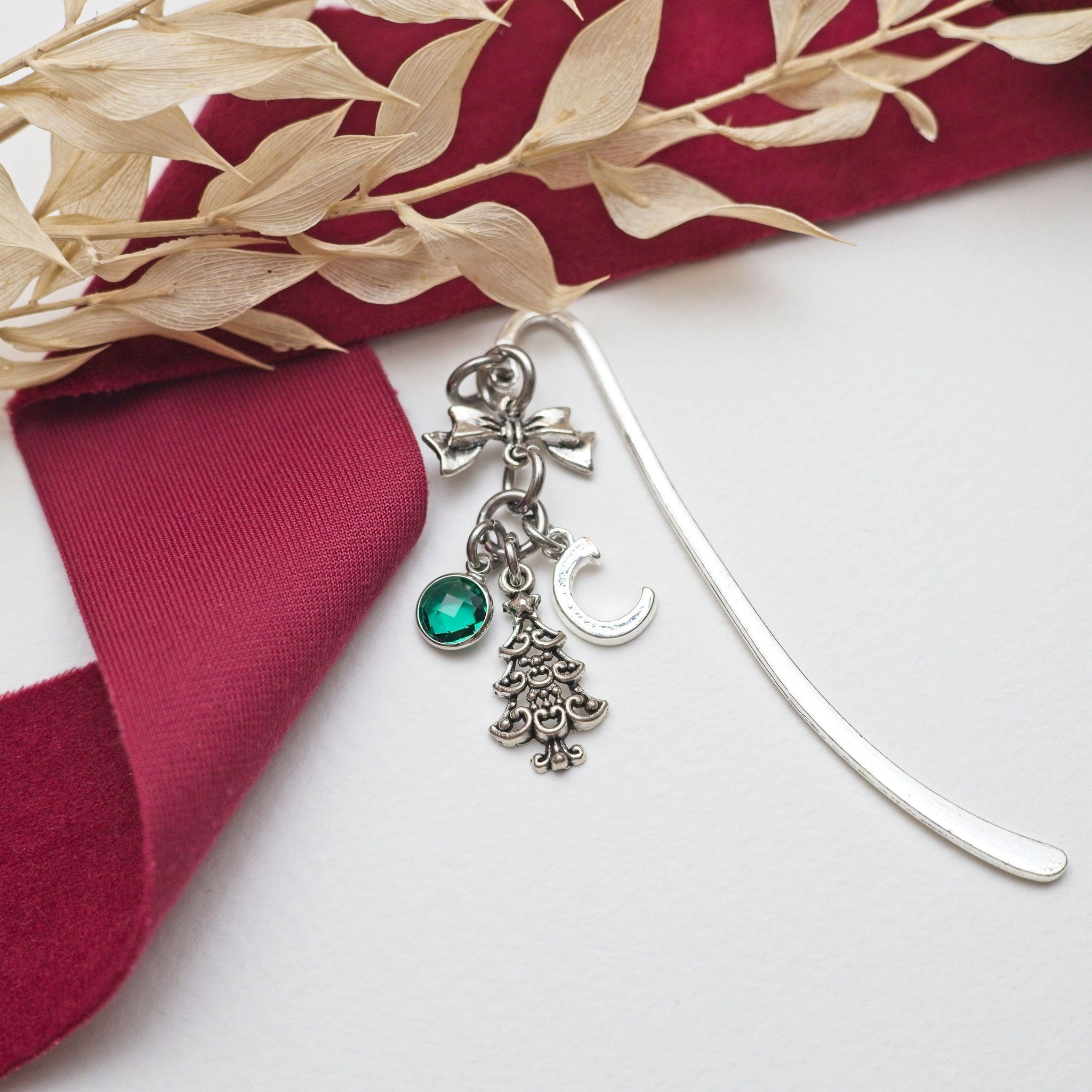 Personalised Christmas Tree Bookmark