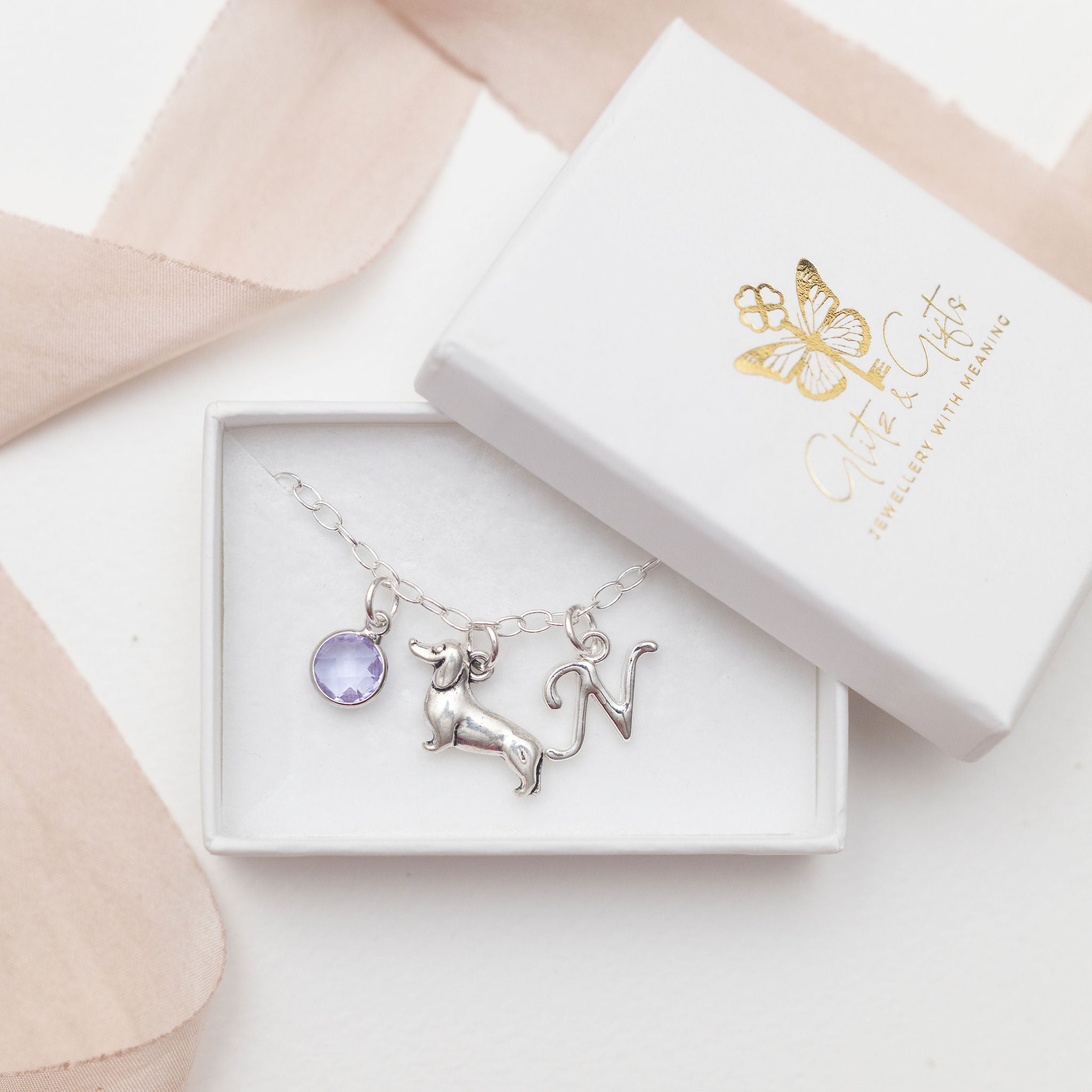 Personalised Dachshund Dog Bracelet