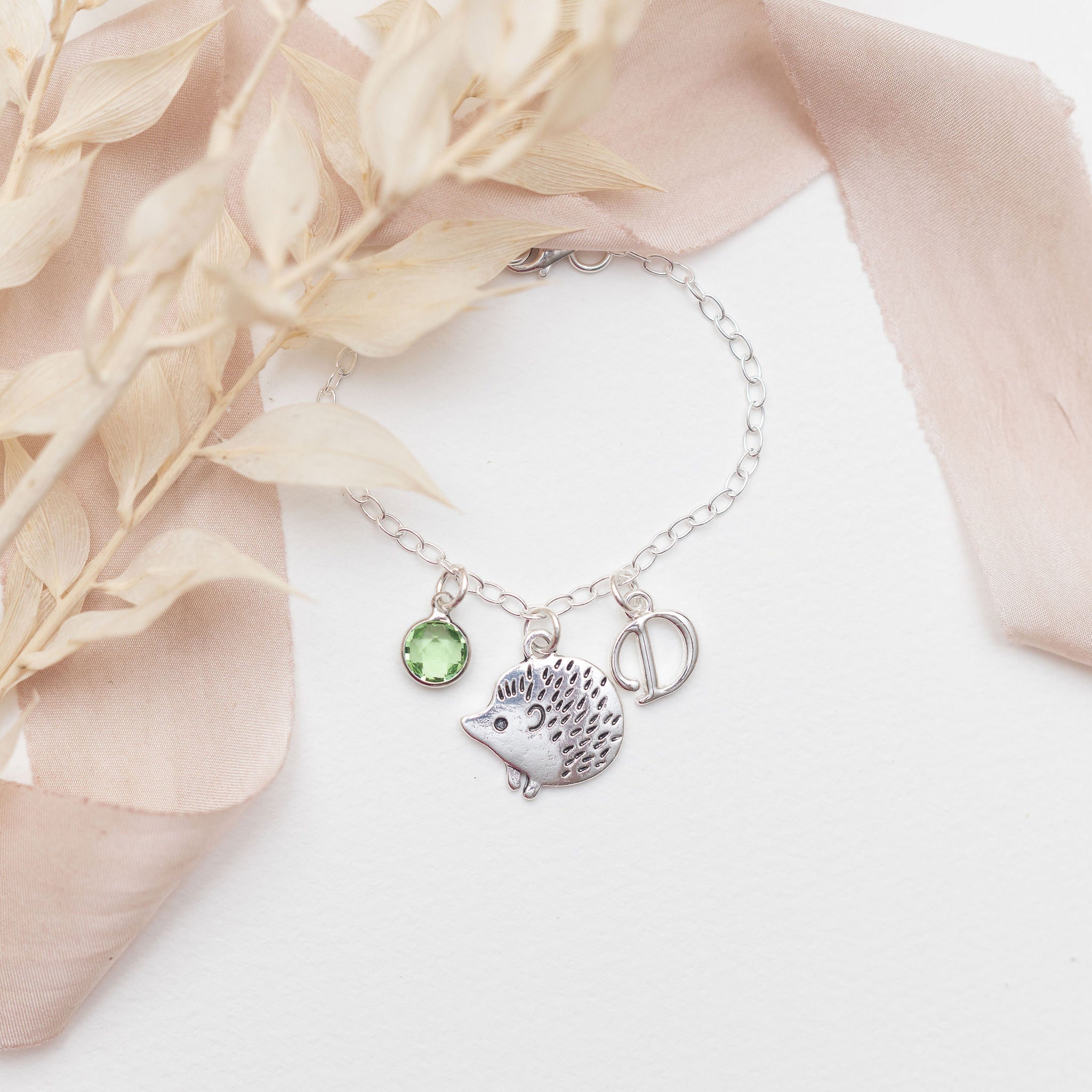 Personalised Hedgehog Bracelet