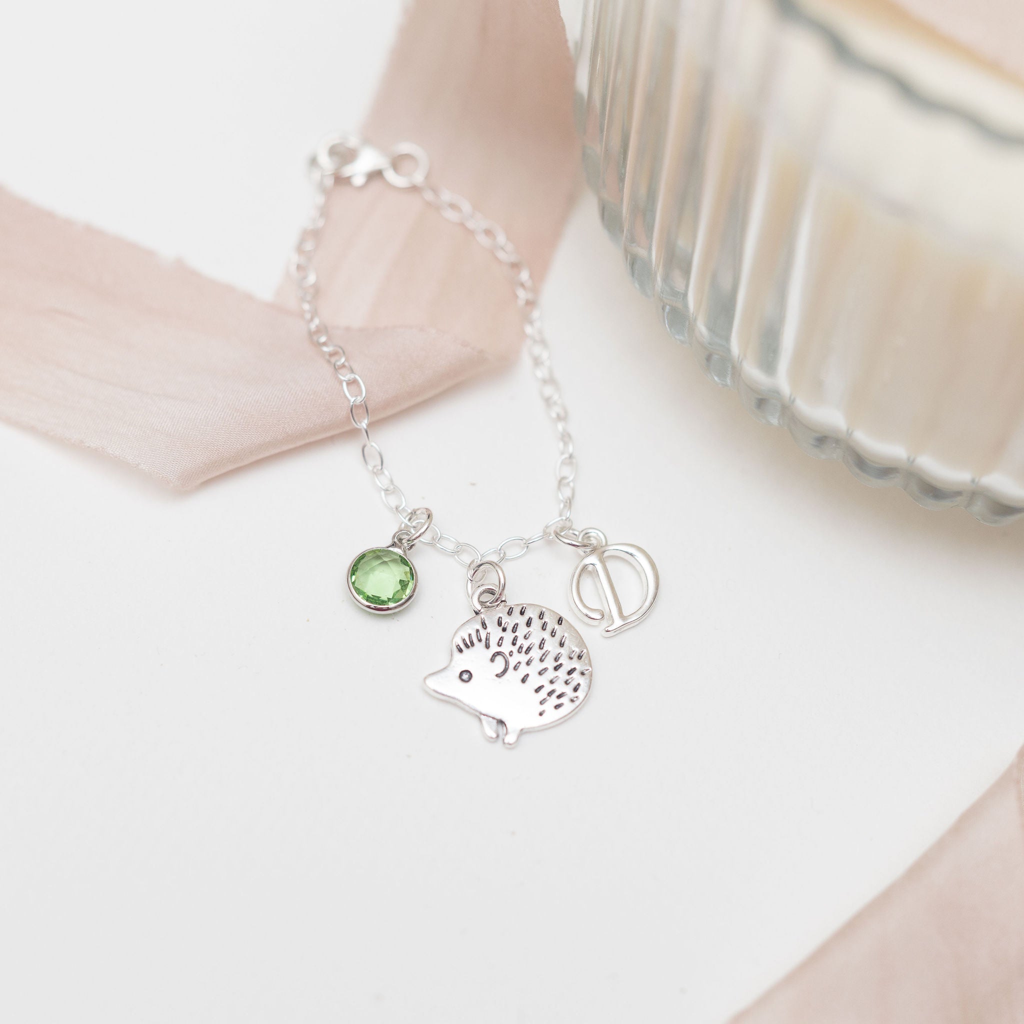 Personalised Hedgehog Bracelet