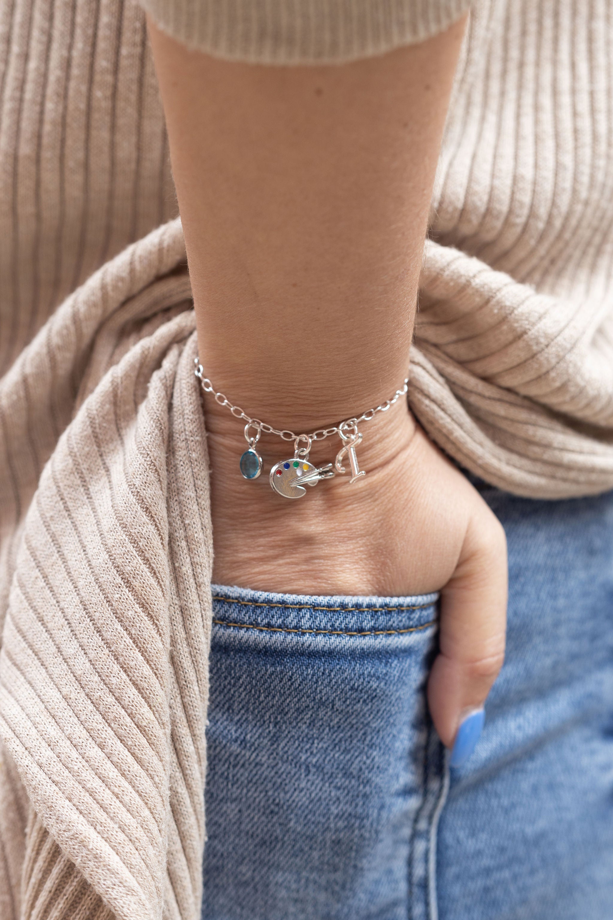 Personalised Paint Palette Bracelet