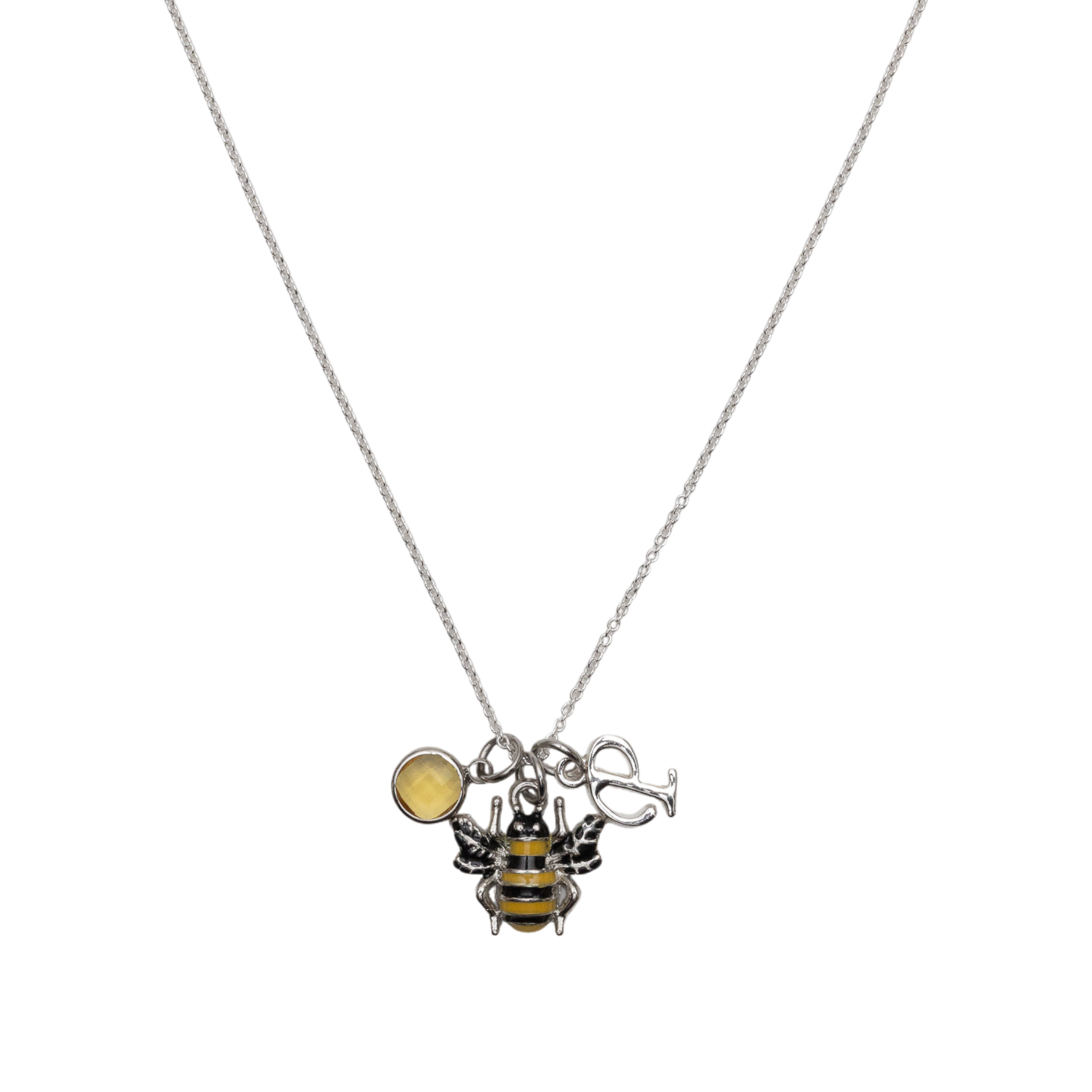 Personalised Bumble Bee Necklace
